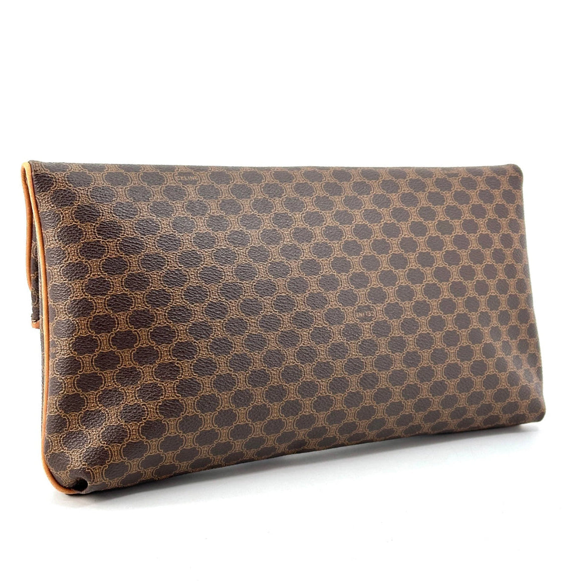 Celine Macadam Clutch Brown