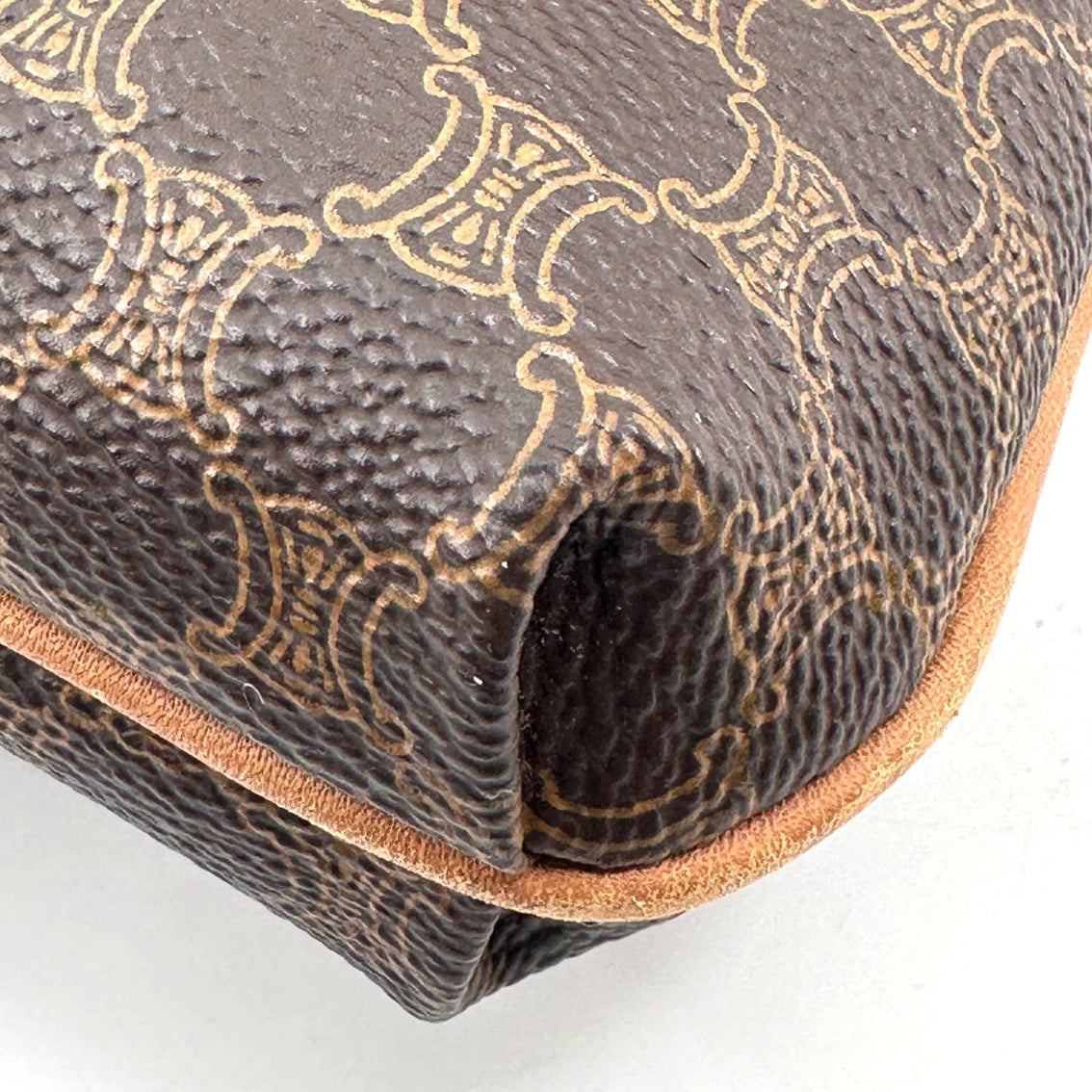 Celine Macadam Clutch Brown