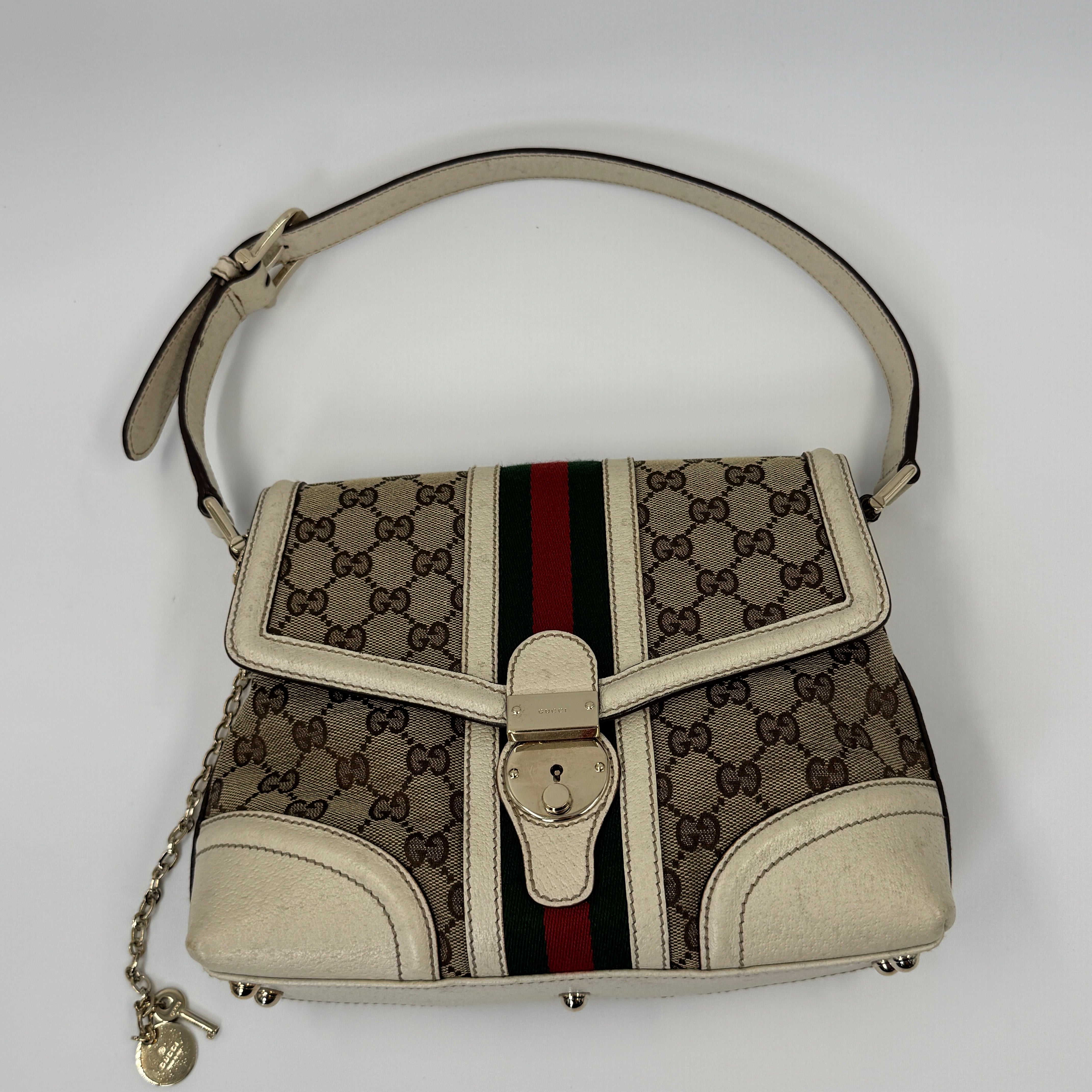 Gucci GG Web Lock Handbag 16