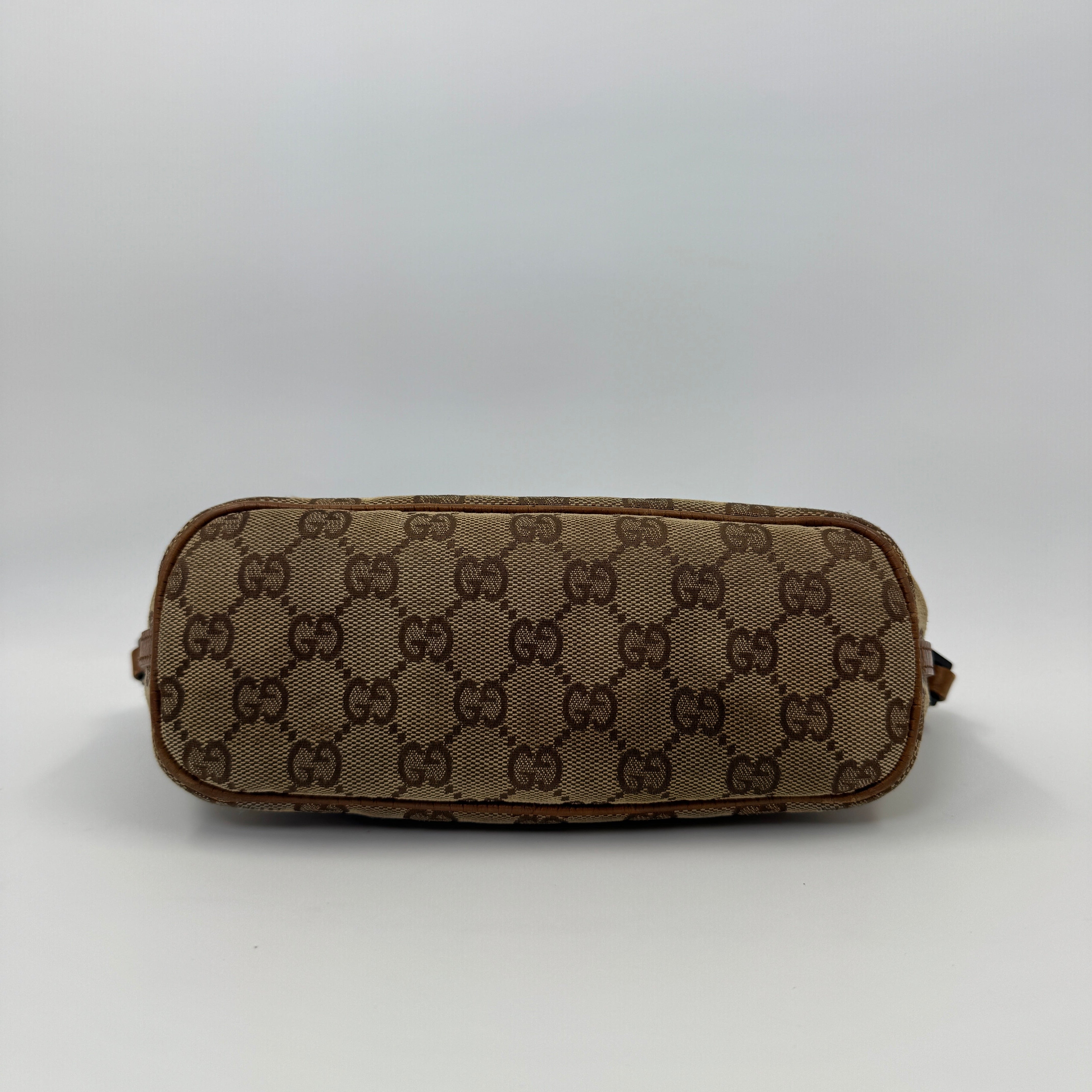 Gucci Monogram Mini Pochette Brown
