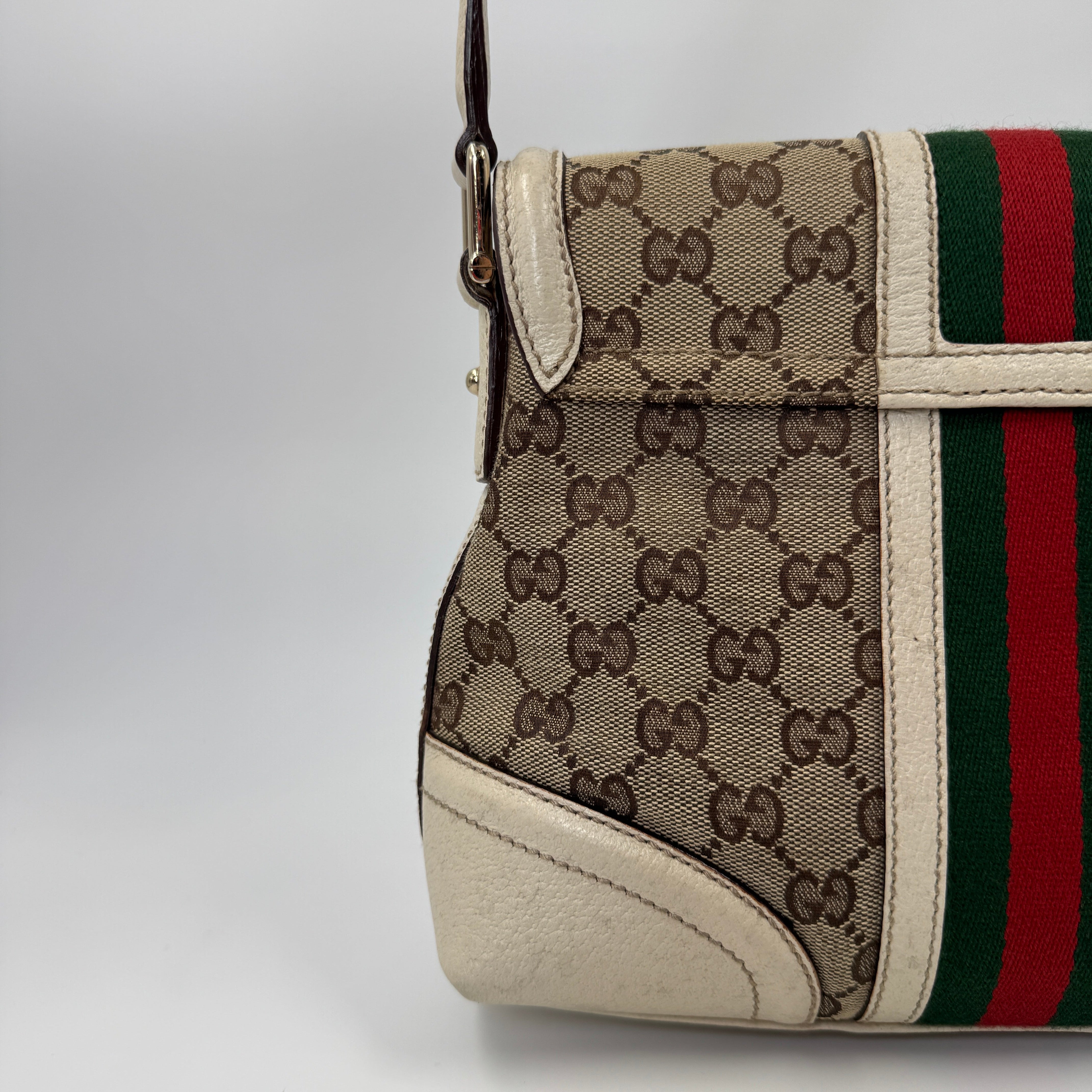 Gucci GG Web Lock Handbag 9