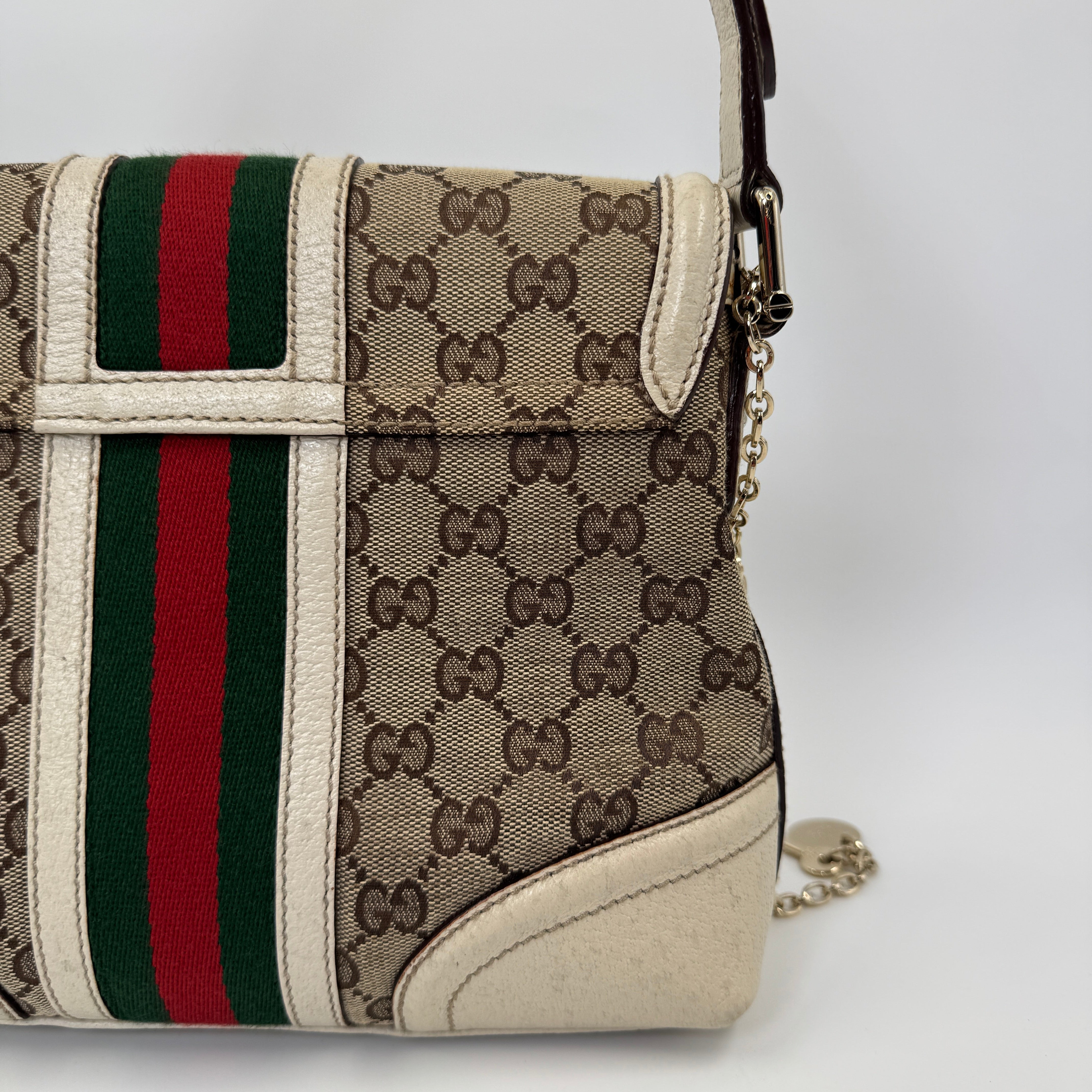 Gucci GG Web Lock Handbag 10
