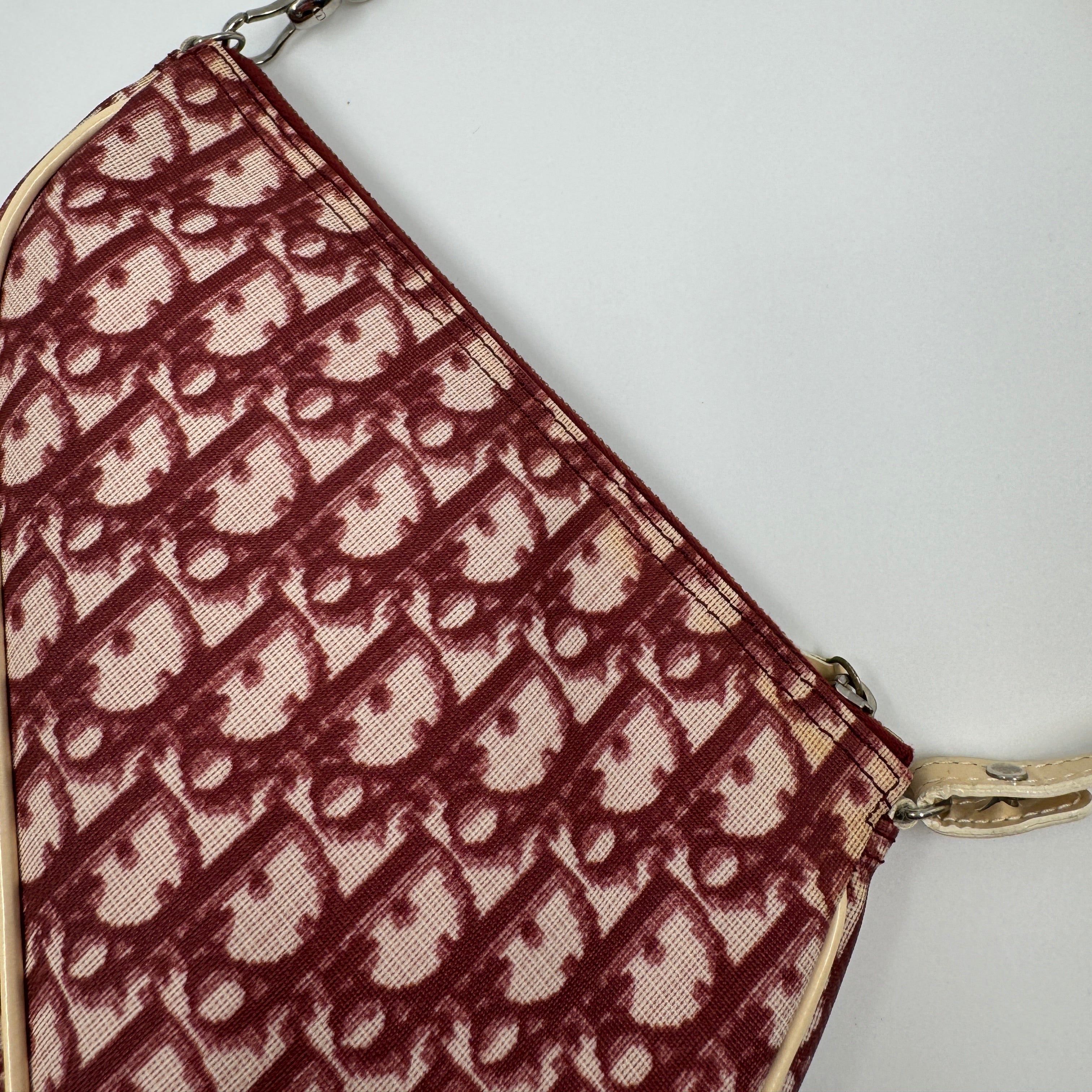 Dior Saddle Bag Burgundy 9