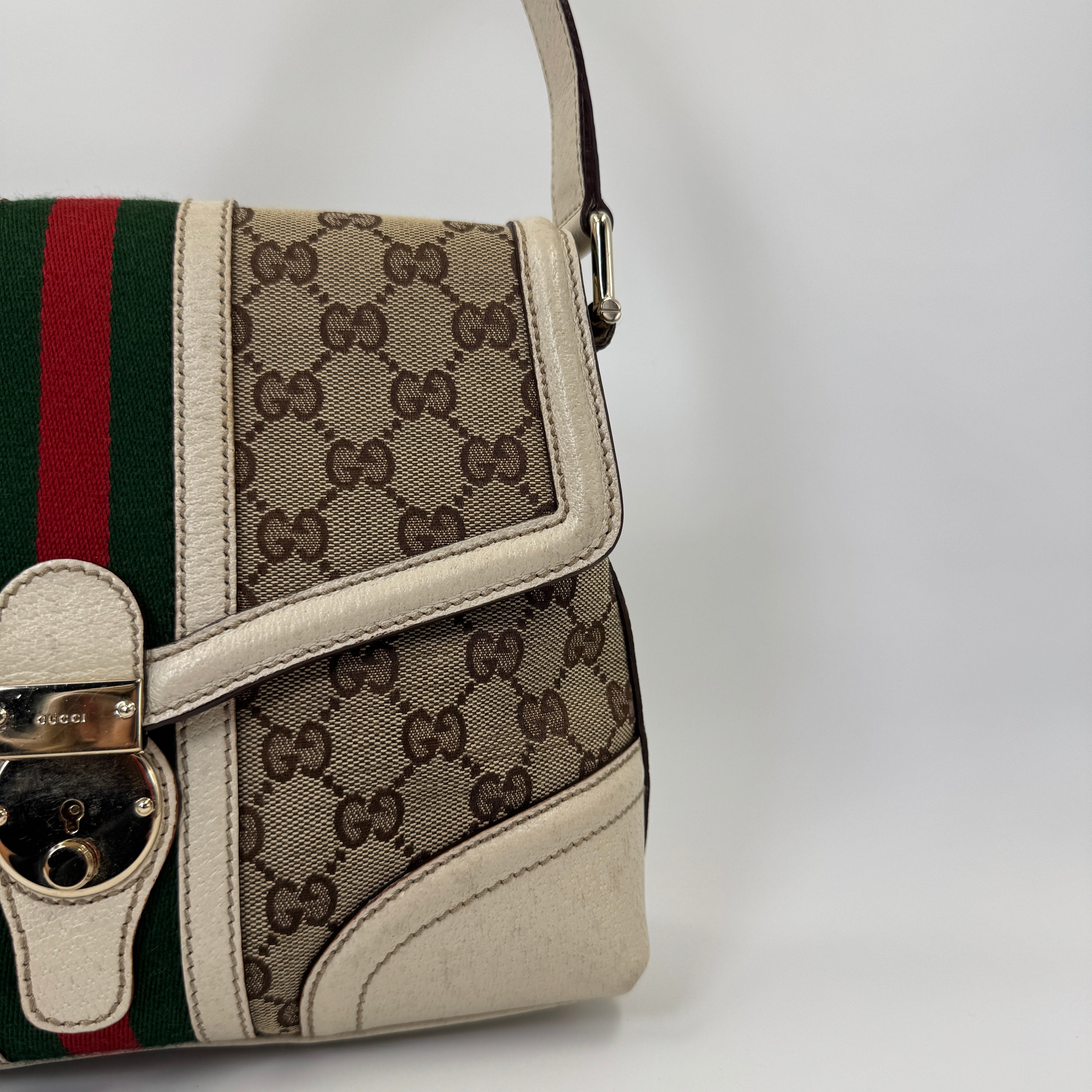 Gucci GG Web Lock Handbag 4