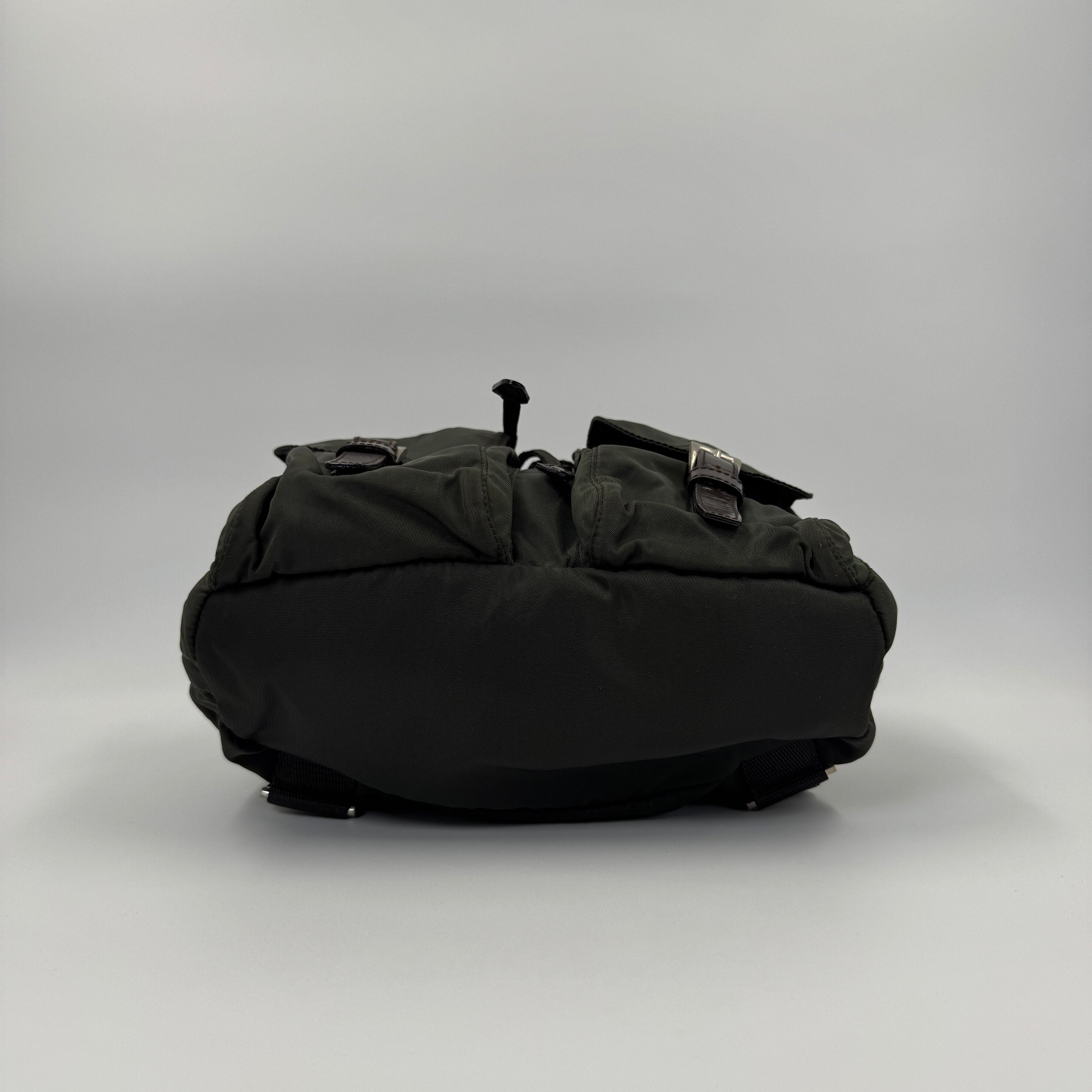 Prada Nylon Backpack Green 13