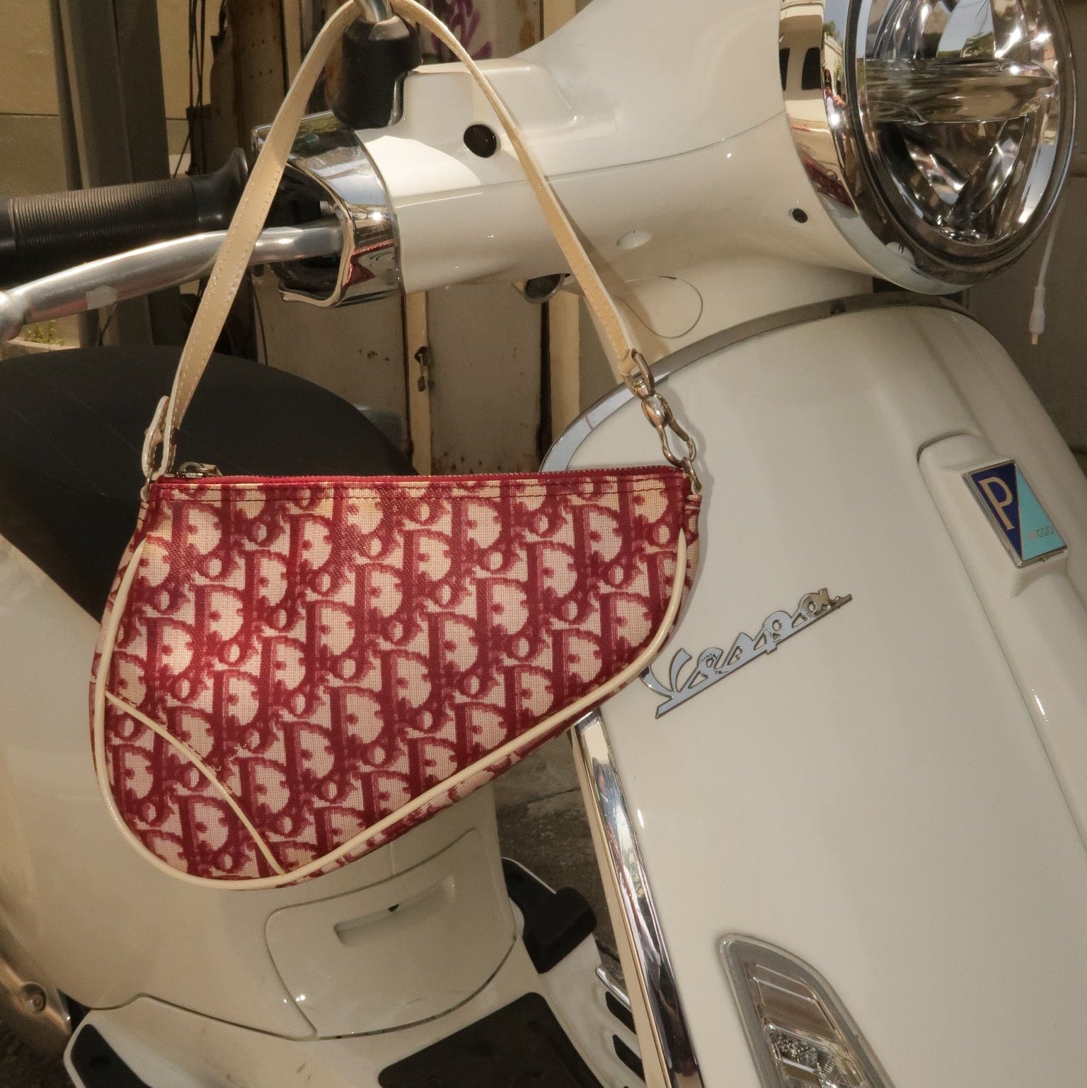 Dior Saddle Bag Burgundy 17