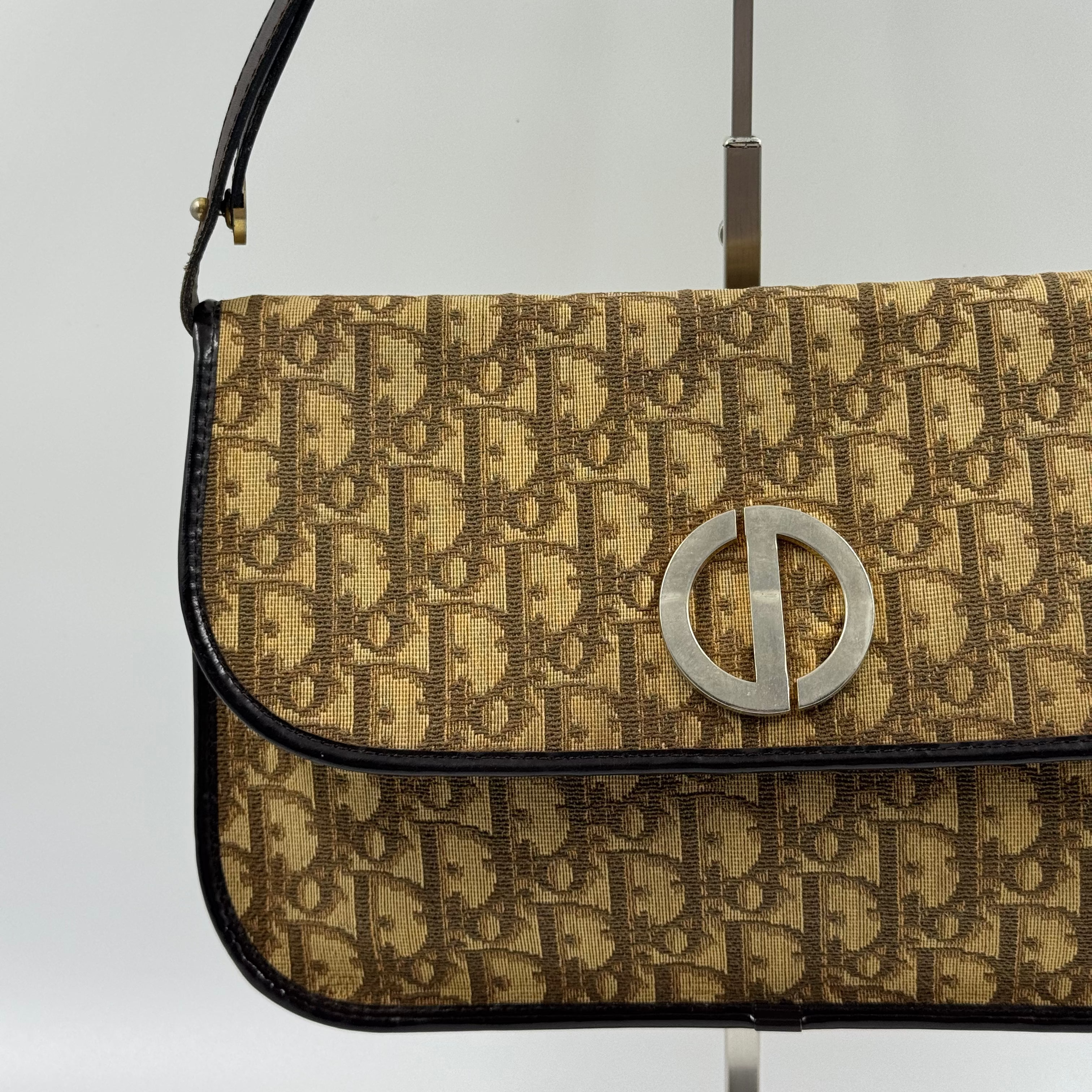 Dior Vintage Shoulder Bag Brown