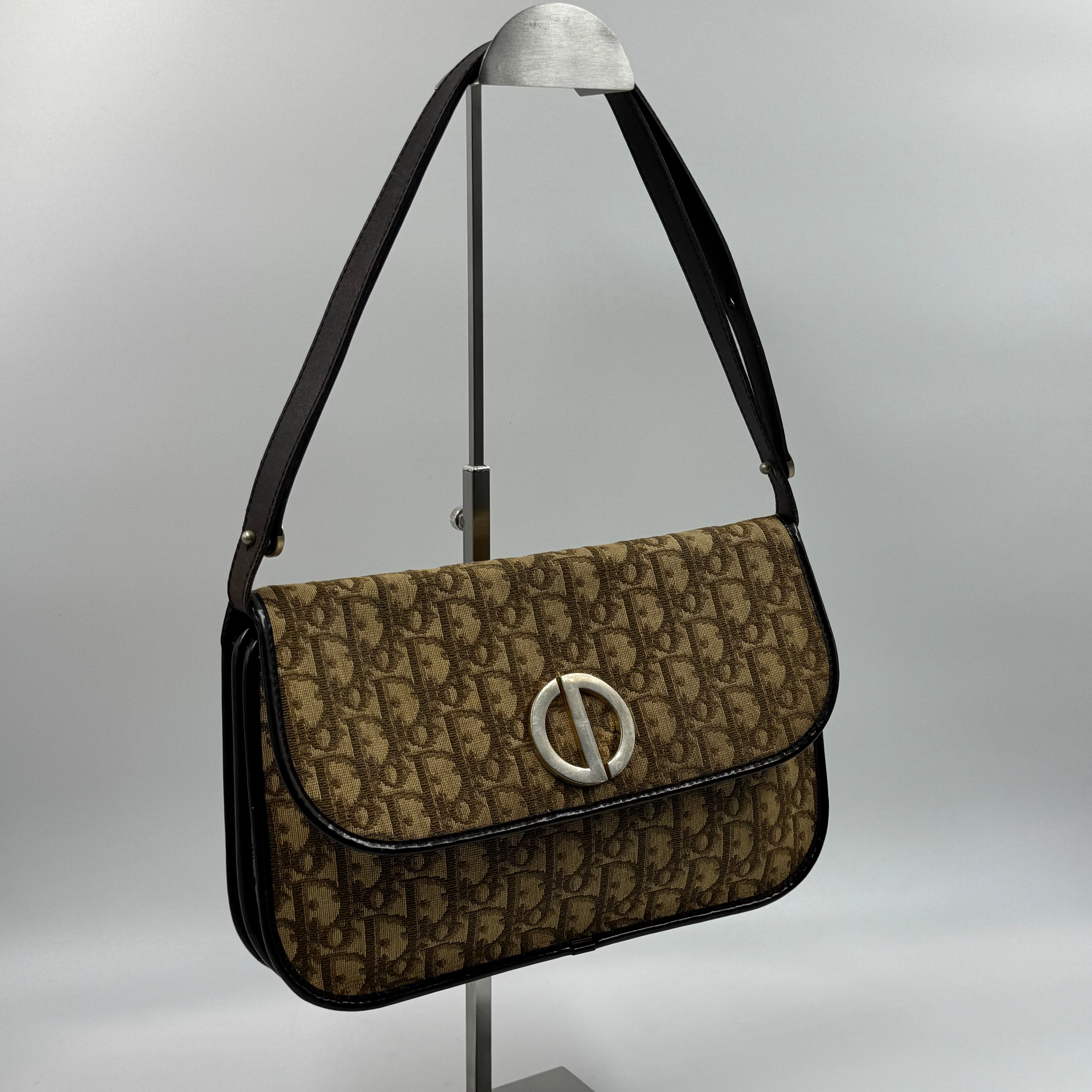 Dior Vintage Shoulder Bag Brown