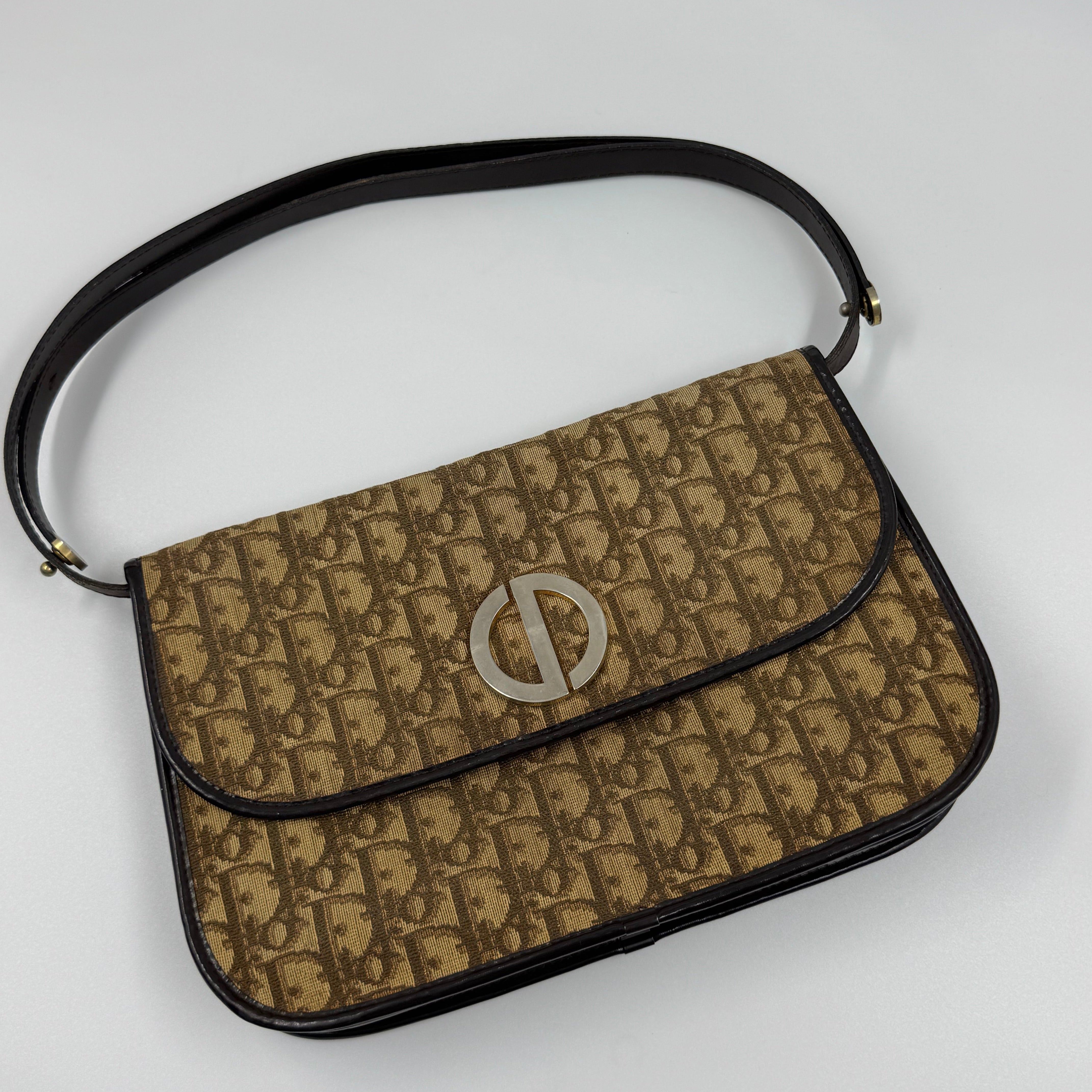 Dior Vintage Shoulder Bag Brown