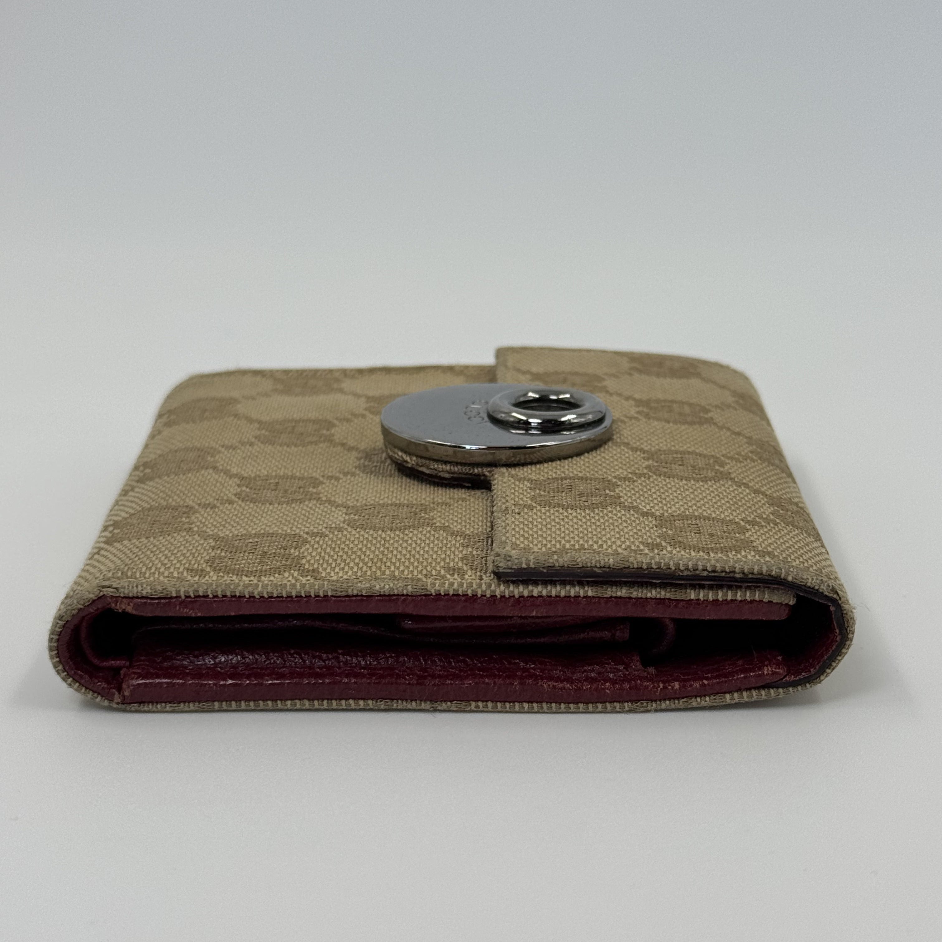 Gucci GG Canvas Compact Wallet