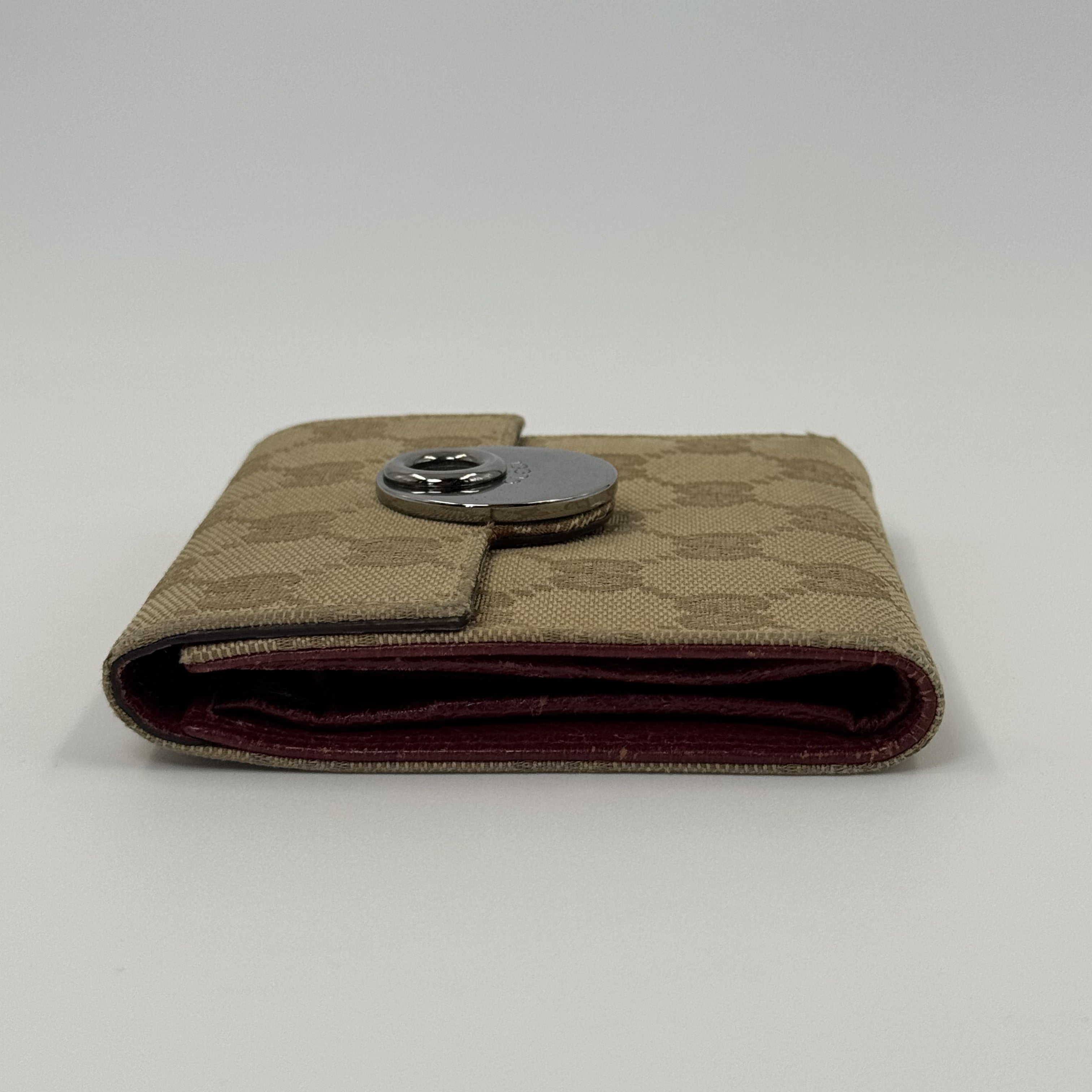 Gucci GG Canvas Compact Wallet