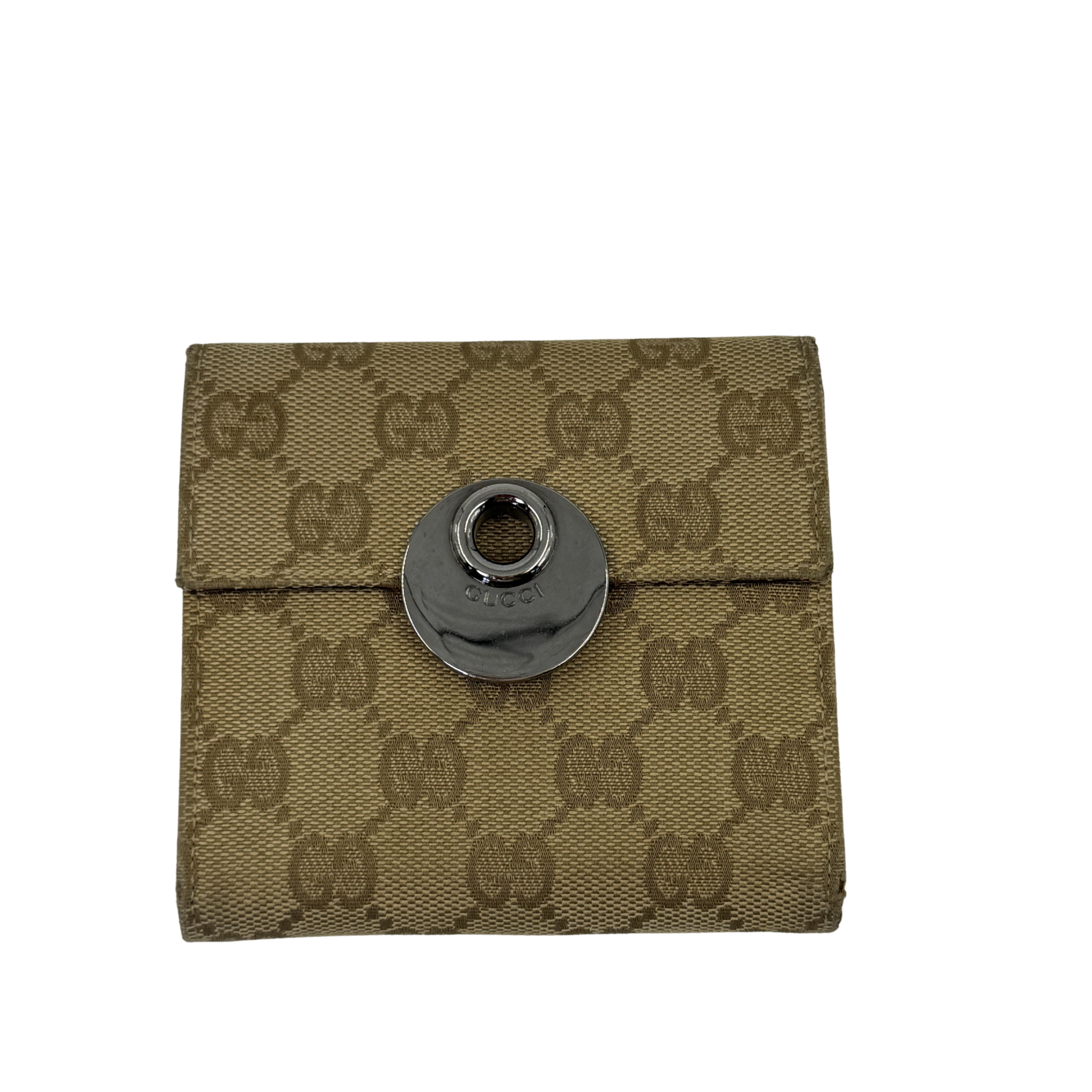 Gucci GG Canvas Compact Wallet