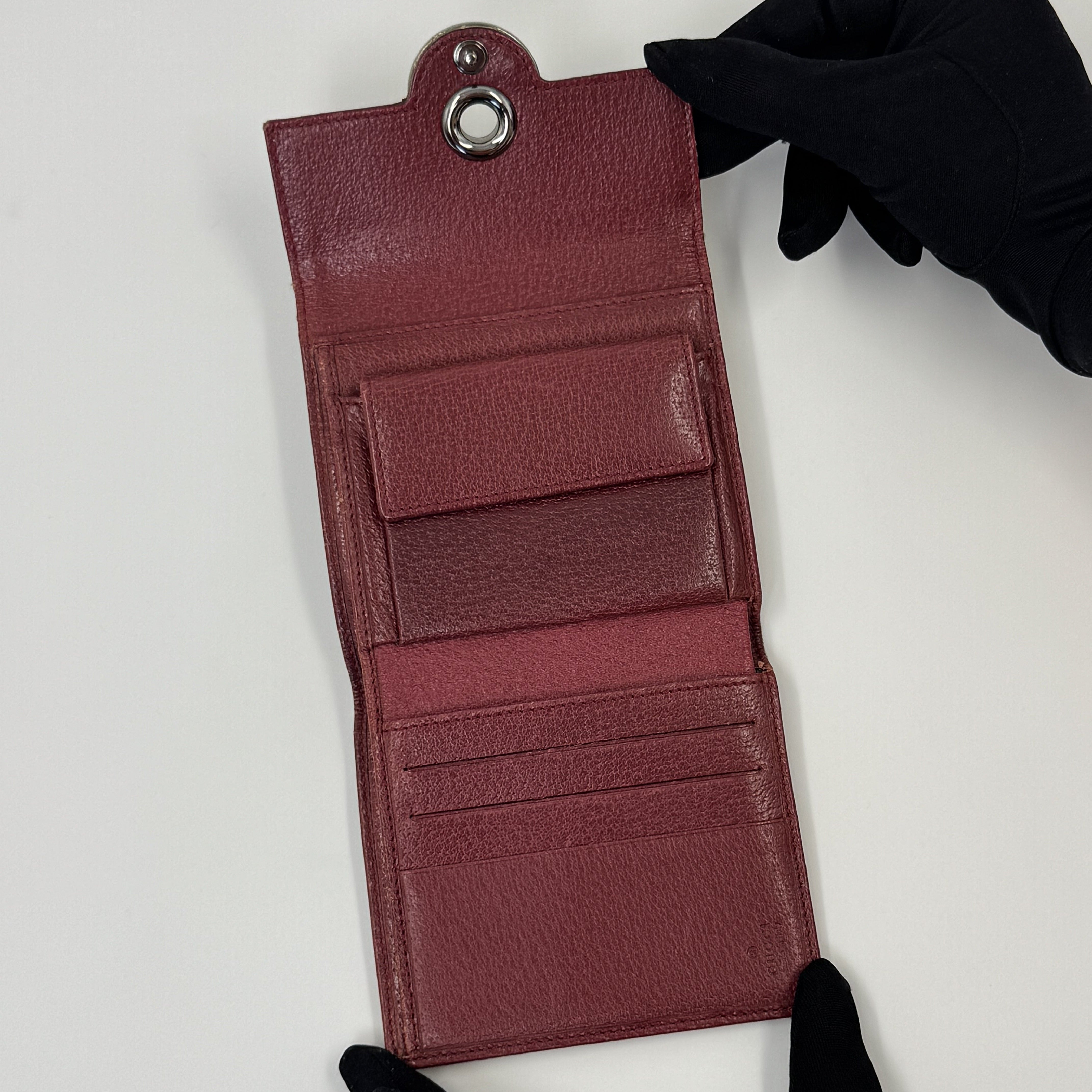 Gucci GG Canvas Compact Wallet
