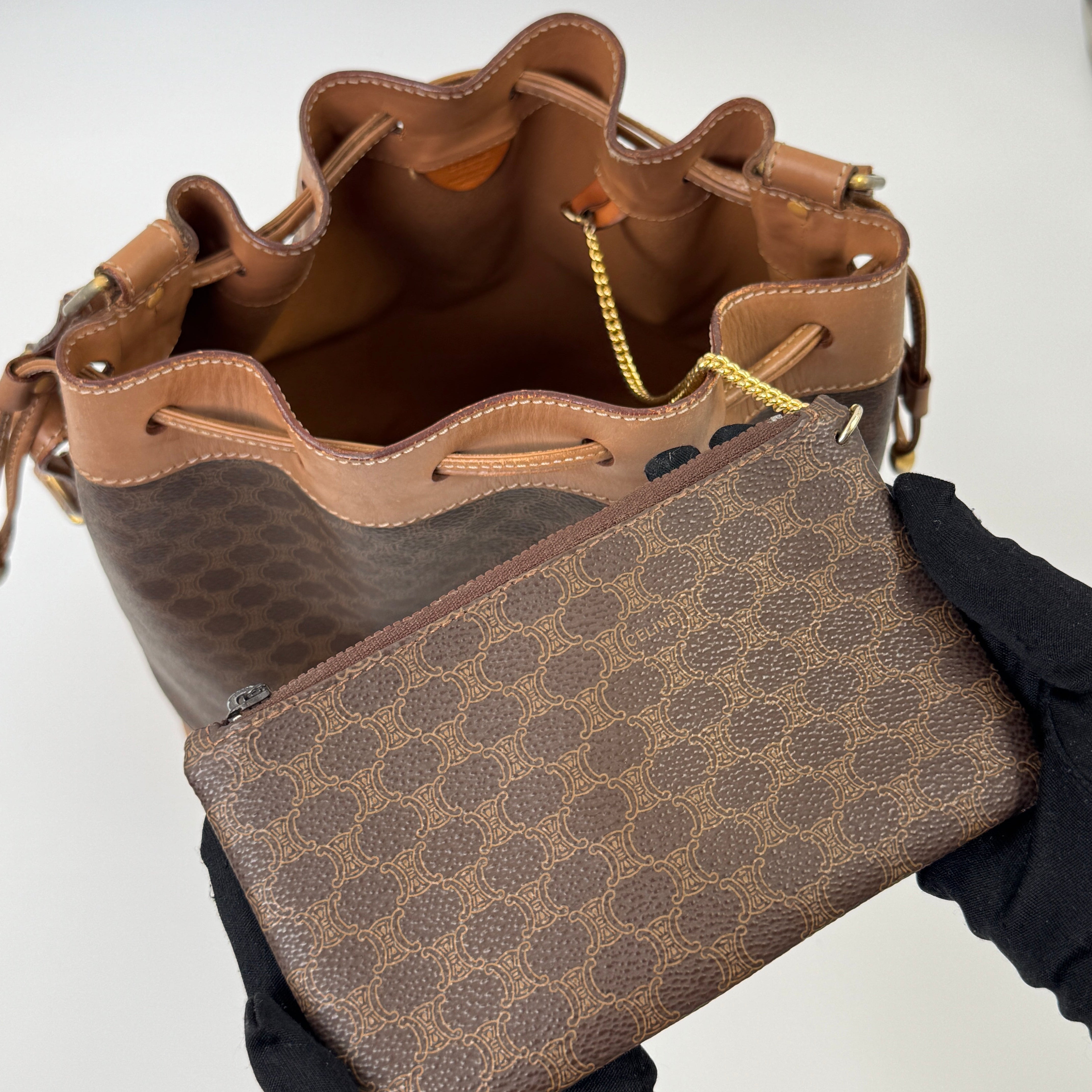 Céline Bucket And Wallet