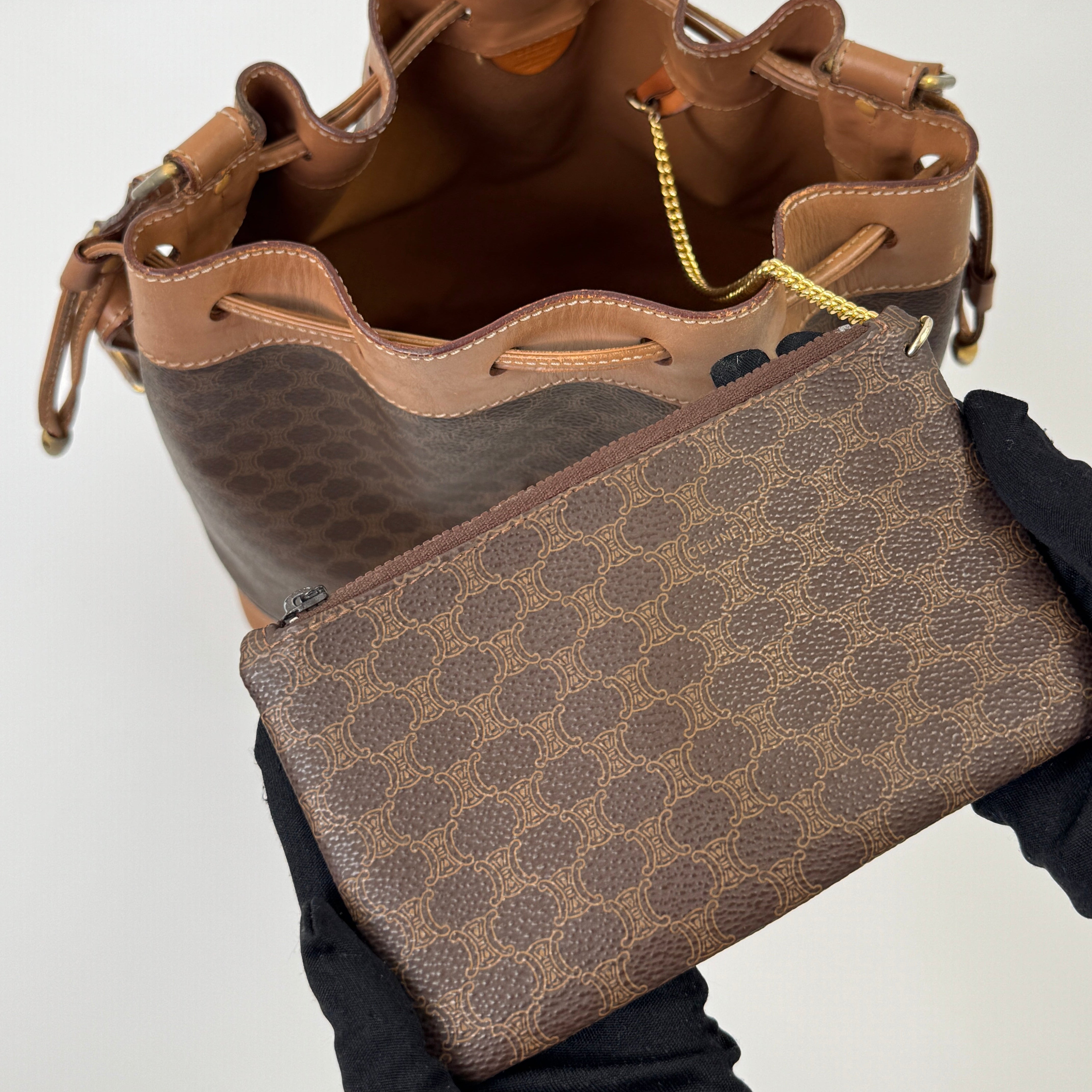 Céline Bucket And Wallet