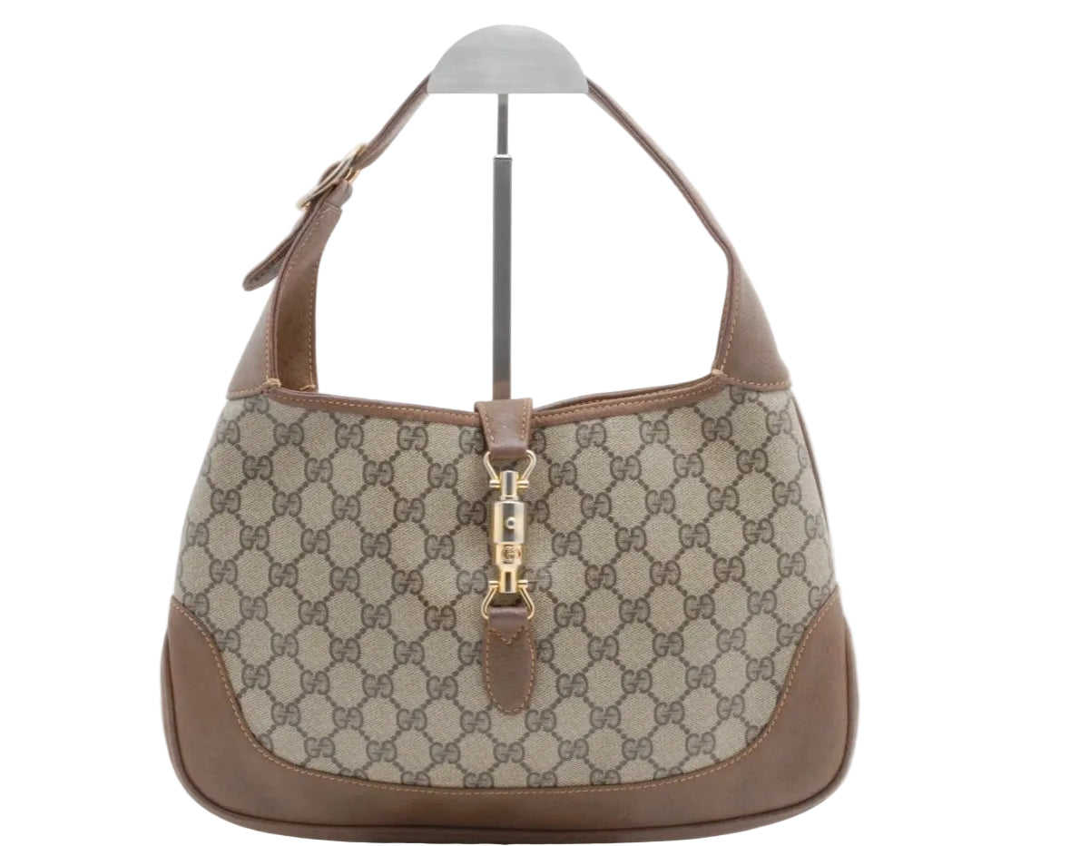 GUCCI GG Canvas Jackie Shoulder Bag