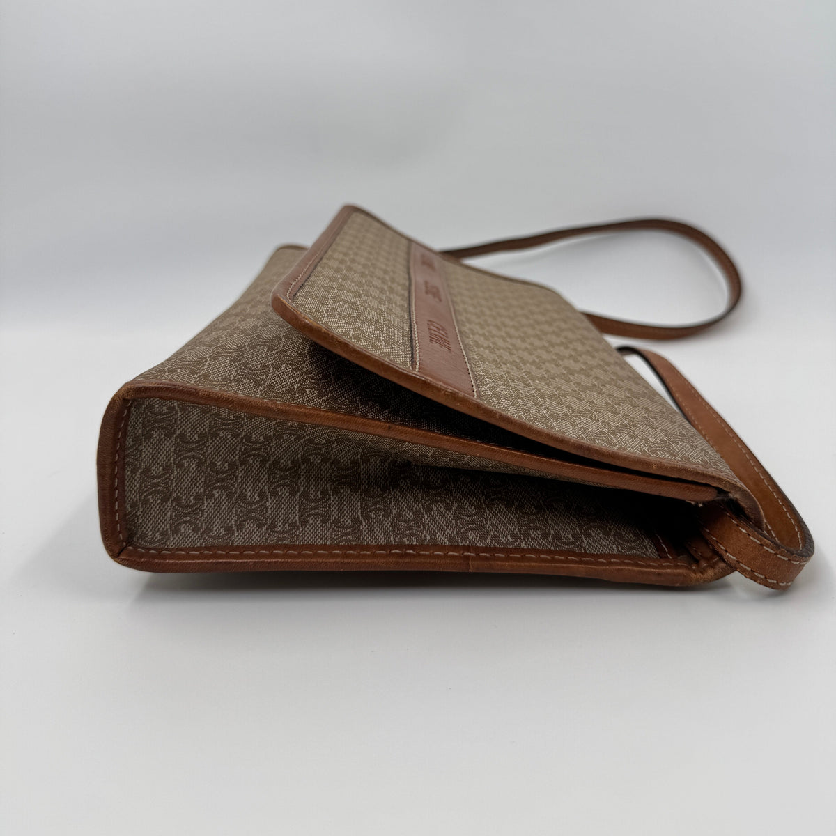 Céline Crossbody Clutch Beige