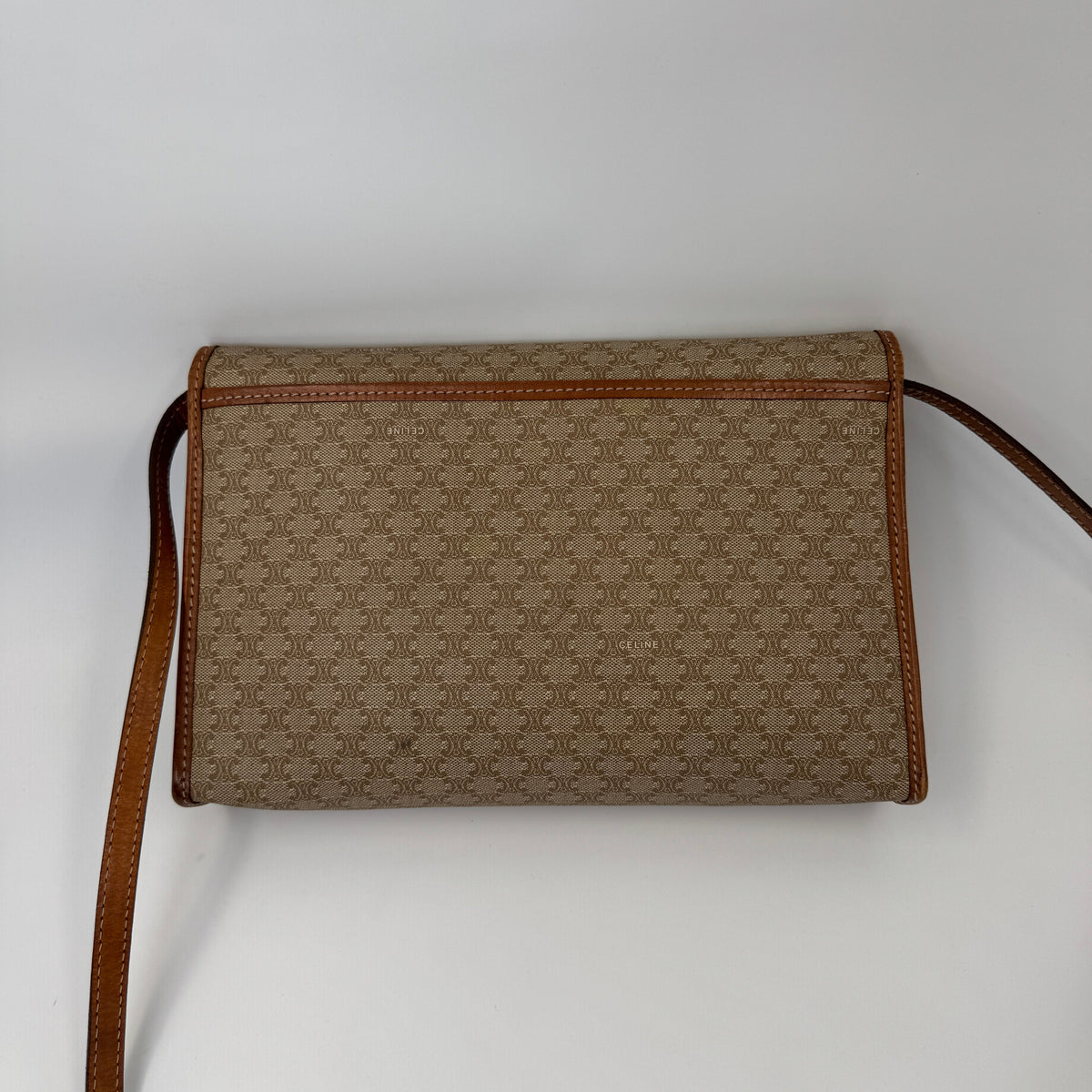 Céline Crossbody Clutch Beige