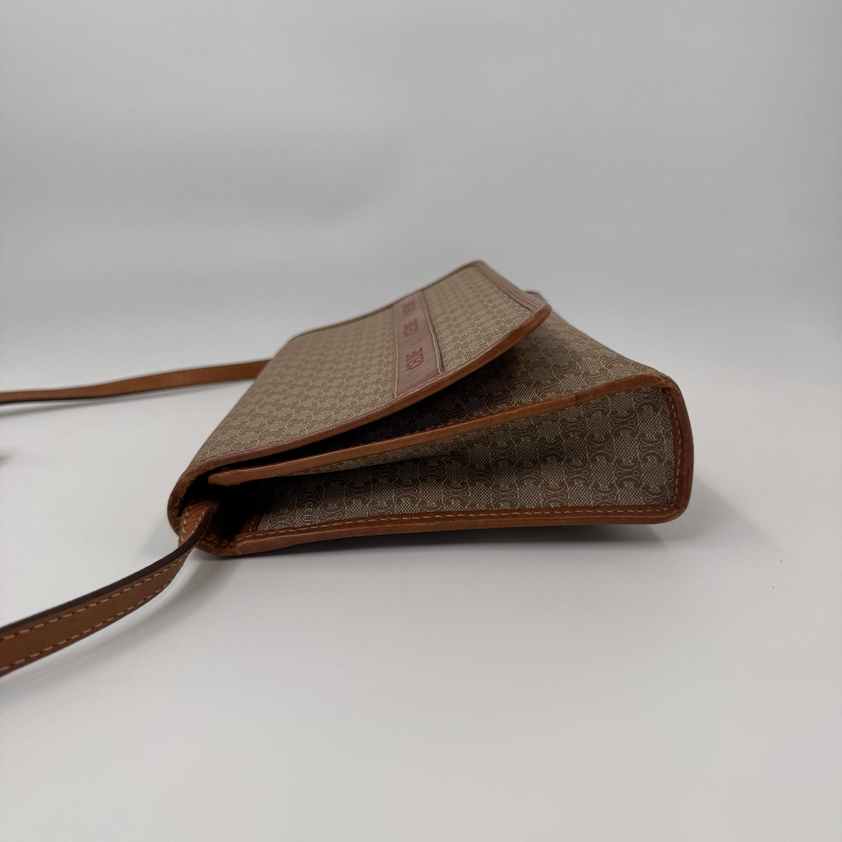 Céline Crossbody Clutch Beige