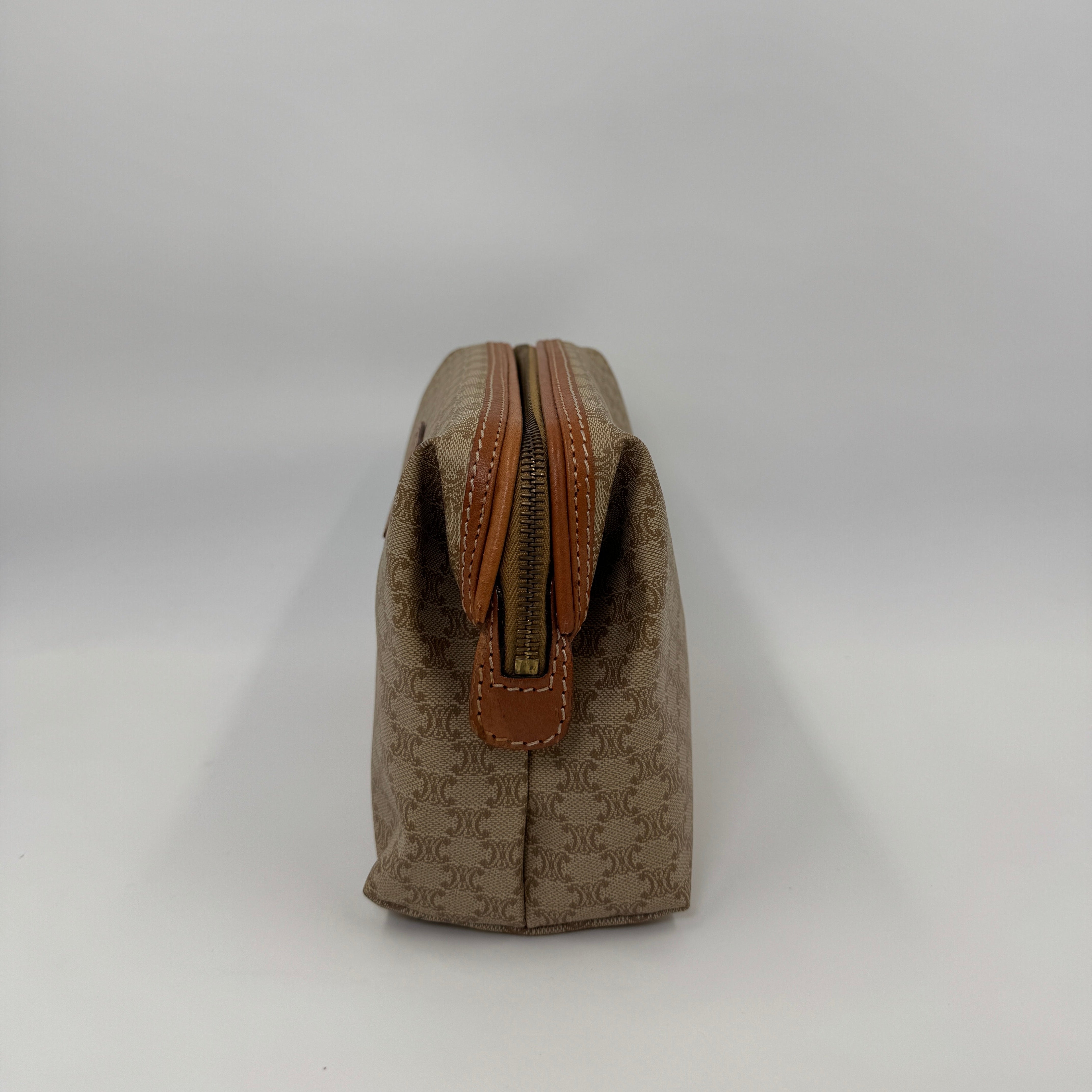 Céline Toiletry Pouch Beige