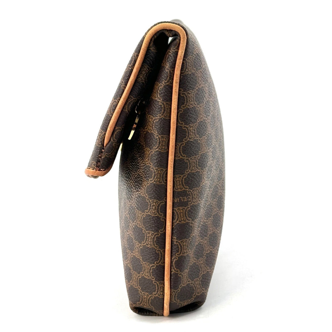 Celine Macadam Clutch Brown
