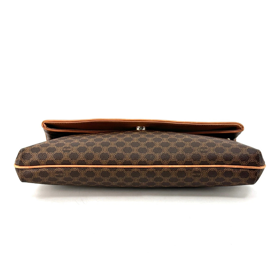 Celine Macadam Clutch Brown