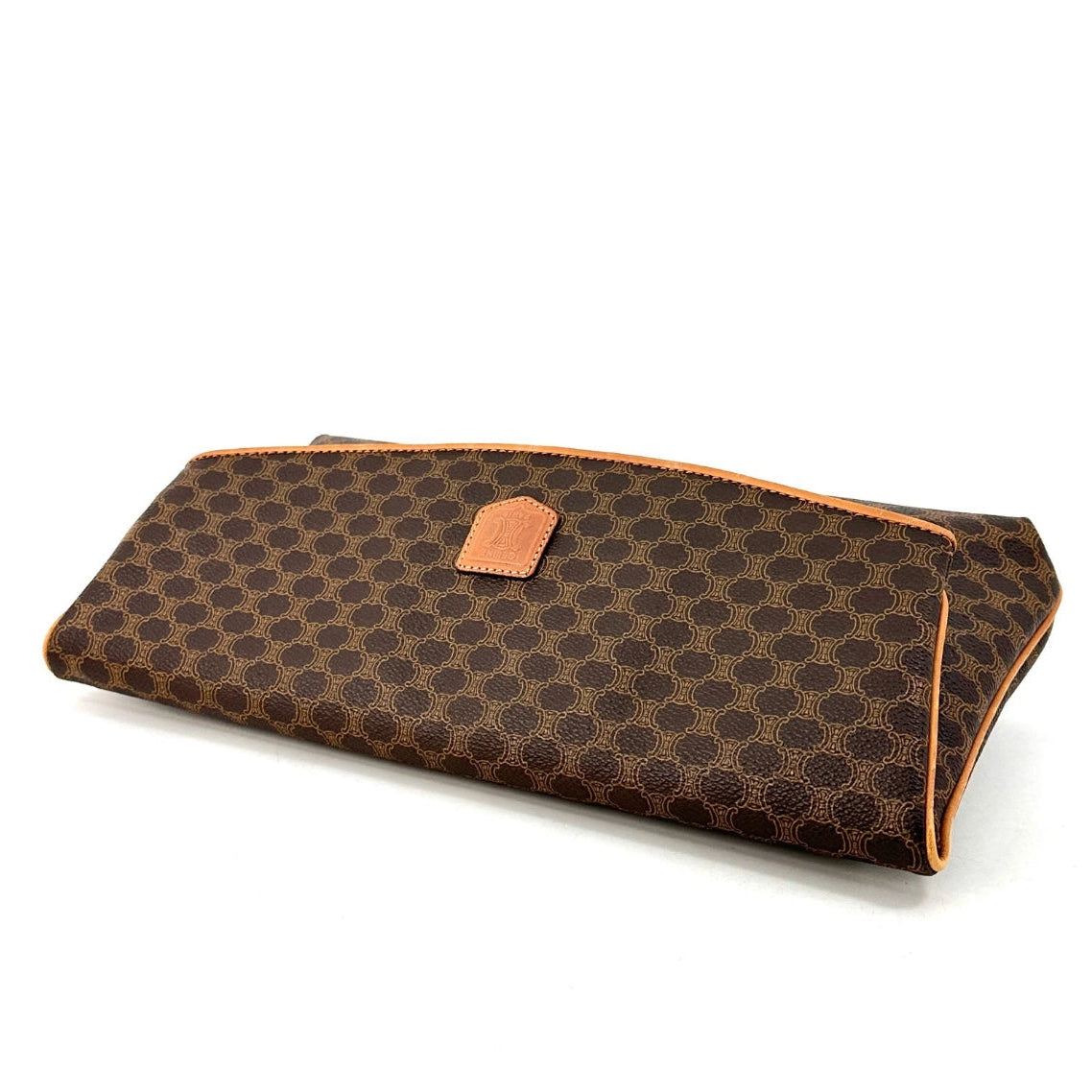 Celine Macadam Clutch Brown