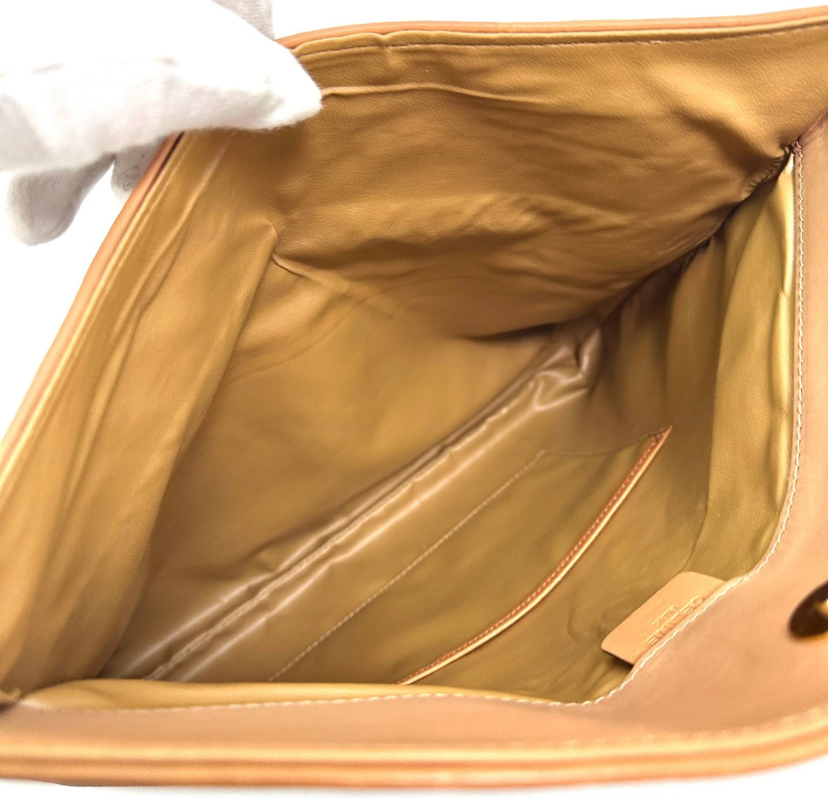 Celine Macadam Clutch Brown