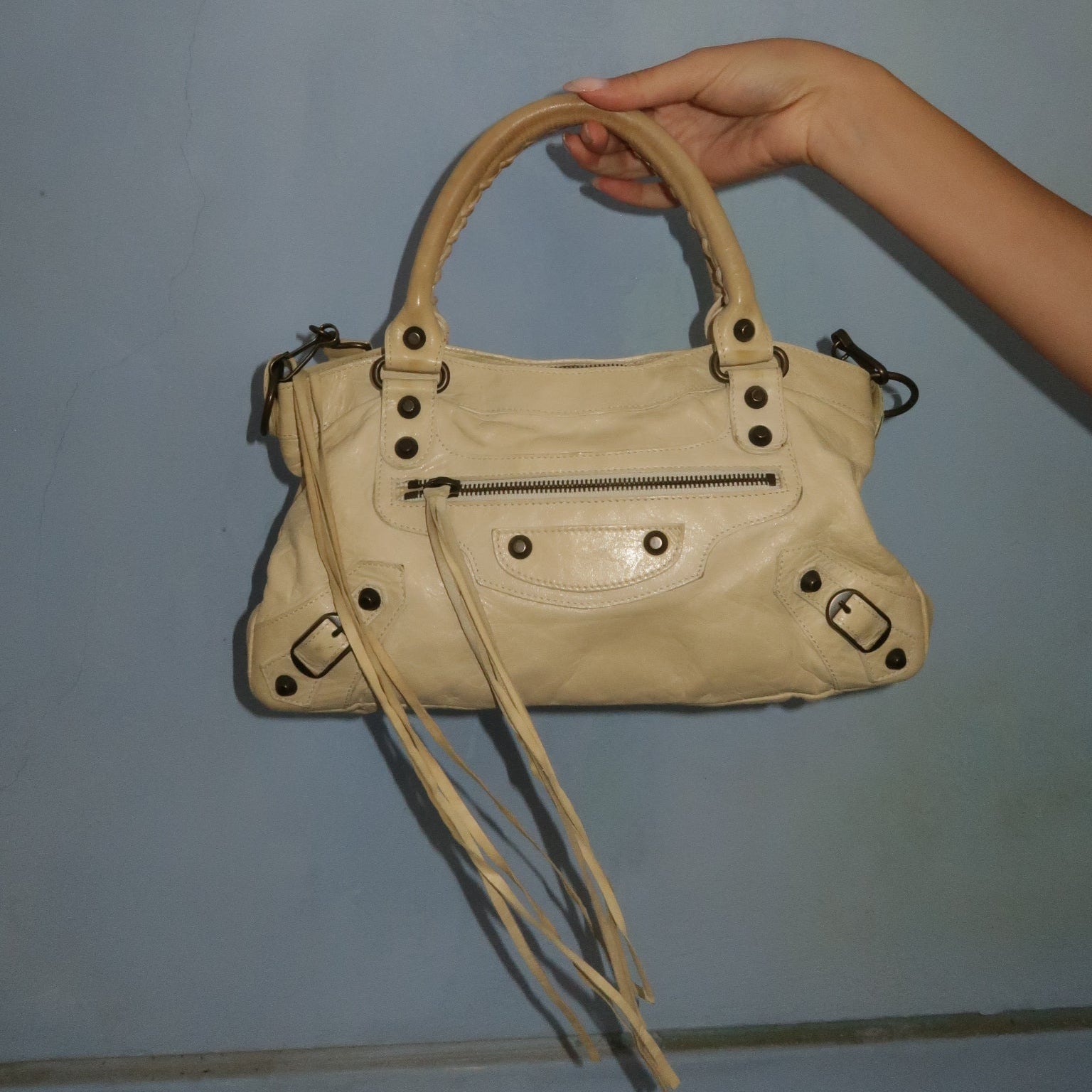 Balenciaga City Bag Cream