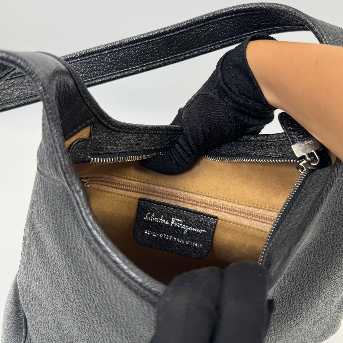 Ferragamo Shoulder Bag Black