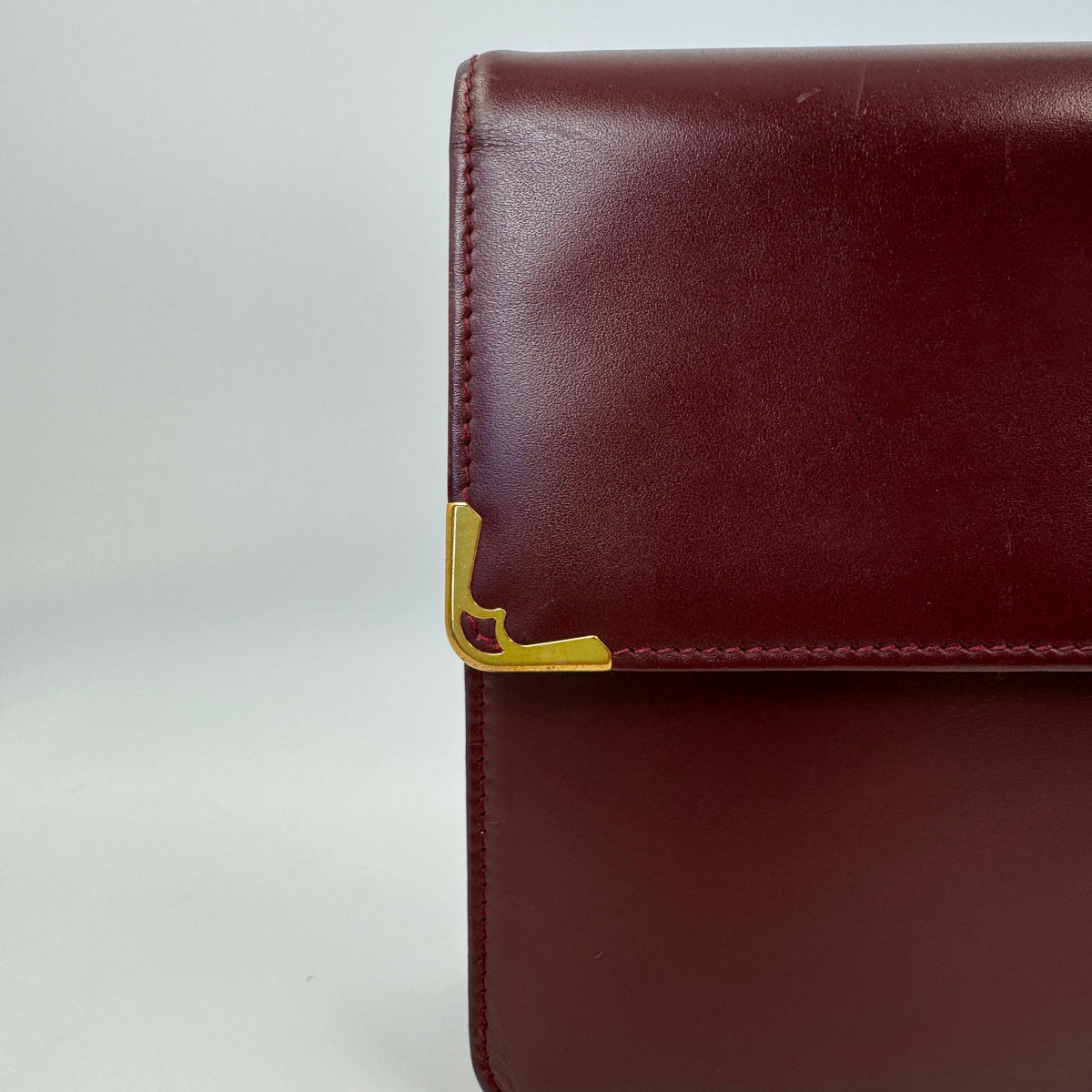 Cartier Must de Cartier Clutch Burgundy