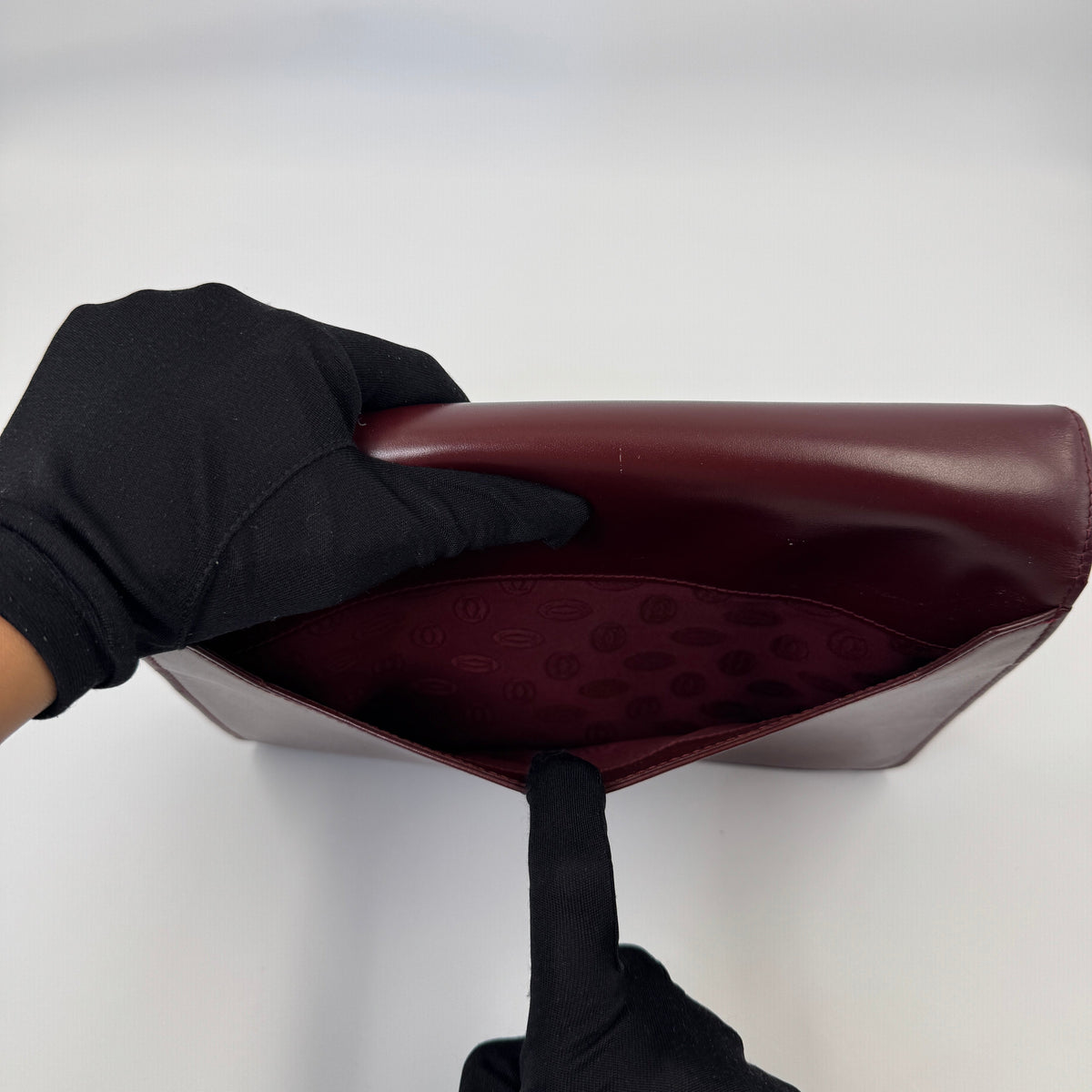 Cartier Must de Cartier Clutch Burgundy