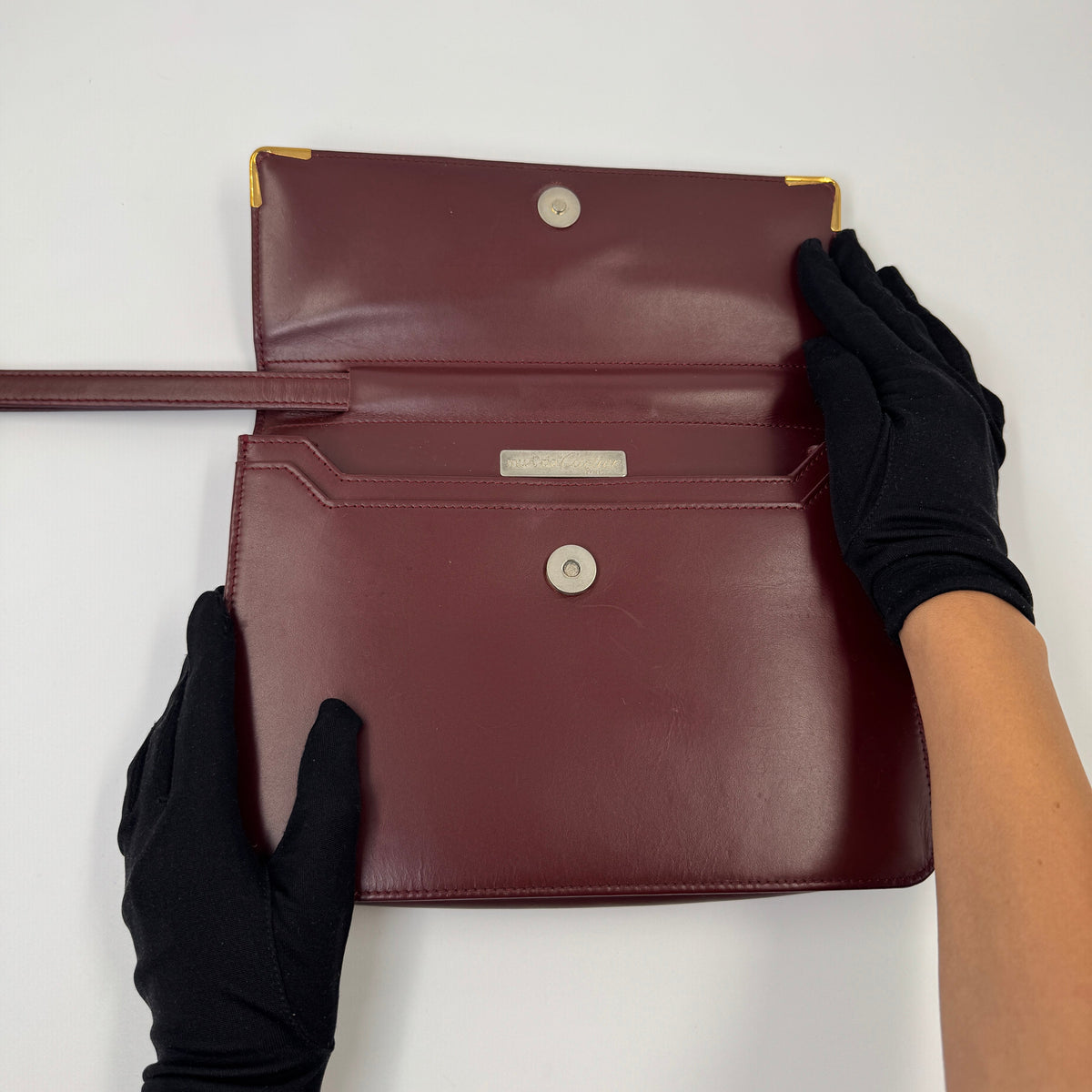 Cartier Must de Cartier Clutch Burgundy