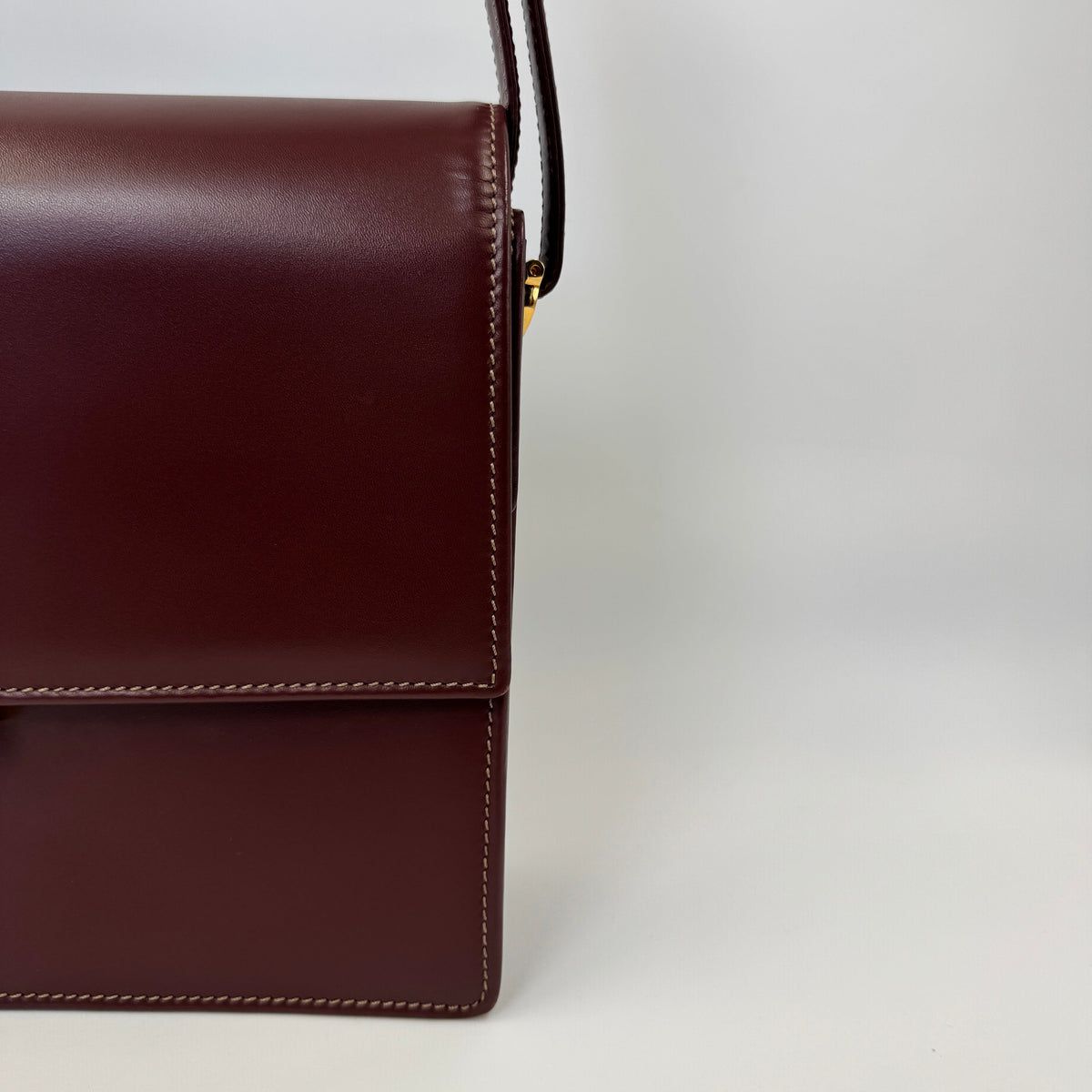 Cartier Must de Cartier Shoulder Bag Burgundy