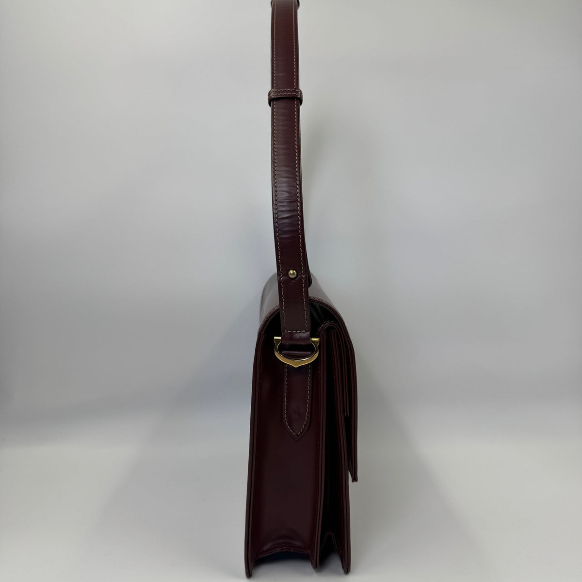 Cartier Must de Cartier Shoulder Bag Burgundy