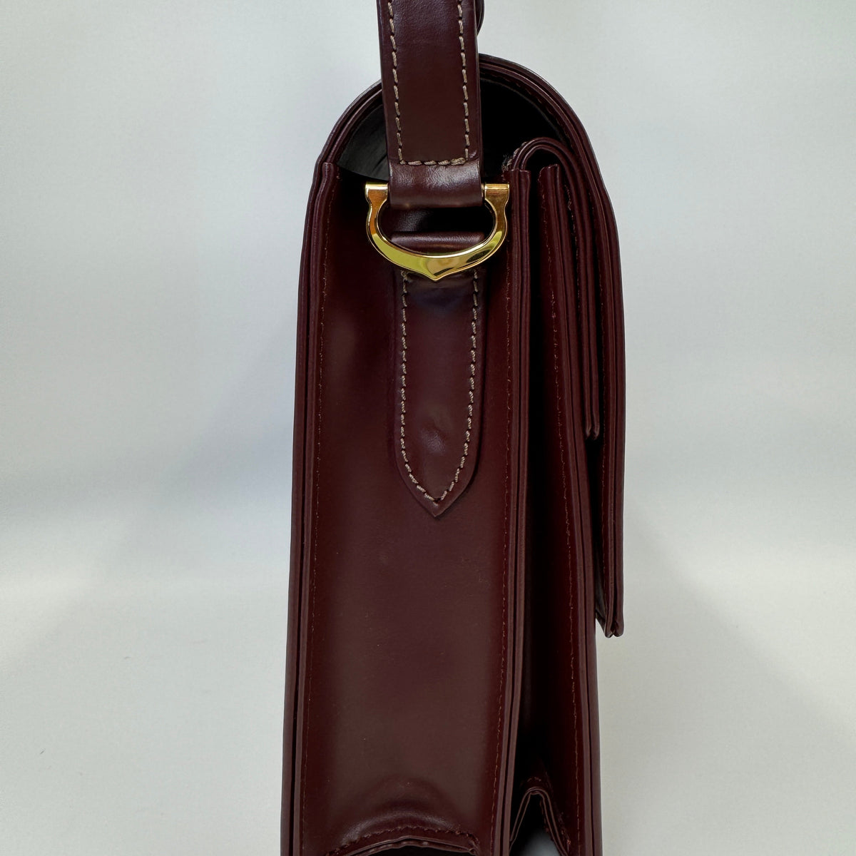 Cartier Must de Cartier Shoulder Bag Burgundy