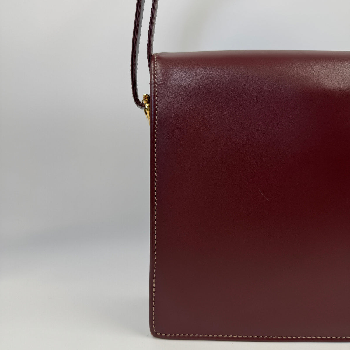 Cartier Must de Cartier Shoulder Bag Burgundy