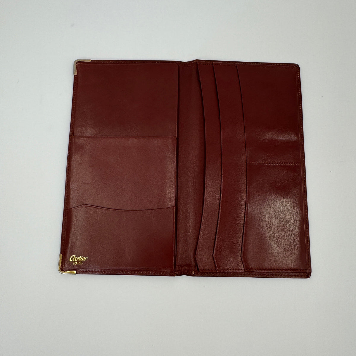 Cartier Must de Cartier Passport Holder Burgundy
