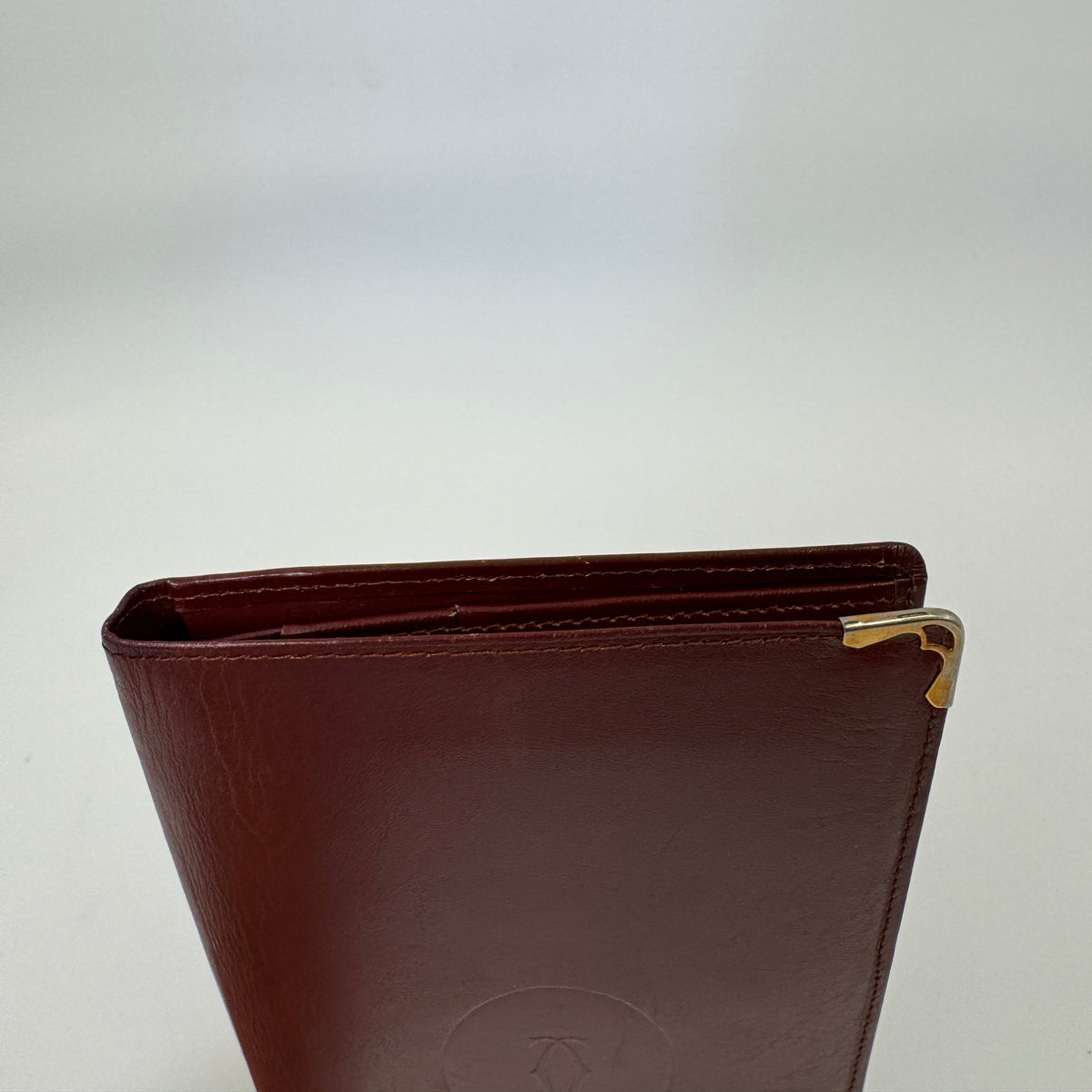 Cartier Must de Cartier Passport Holder Burgundy