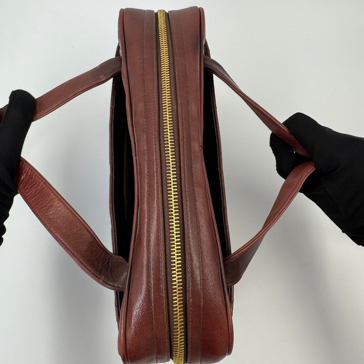 Chanel Quilted Shoulder Bag Burgundy