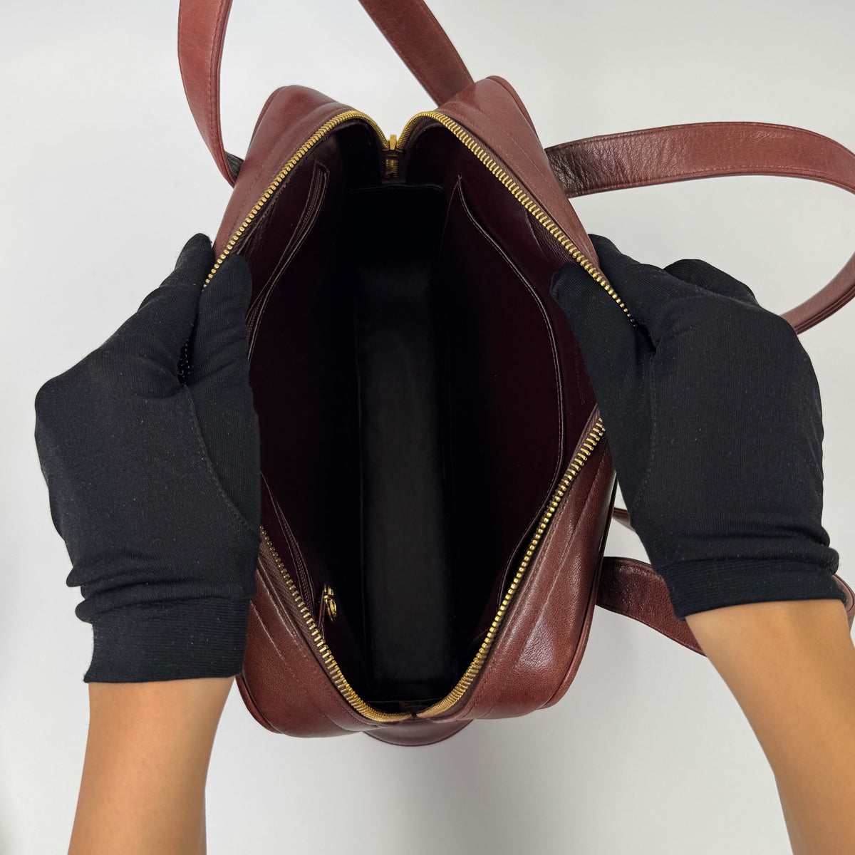 Chanel Quilted Shoulder Bag Burgundy