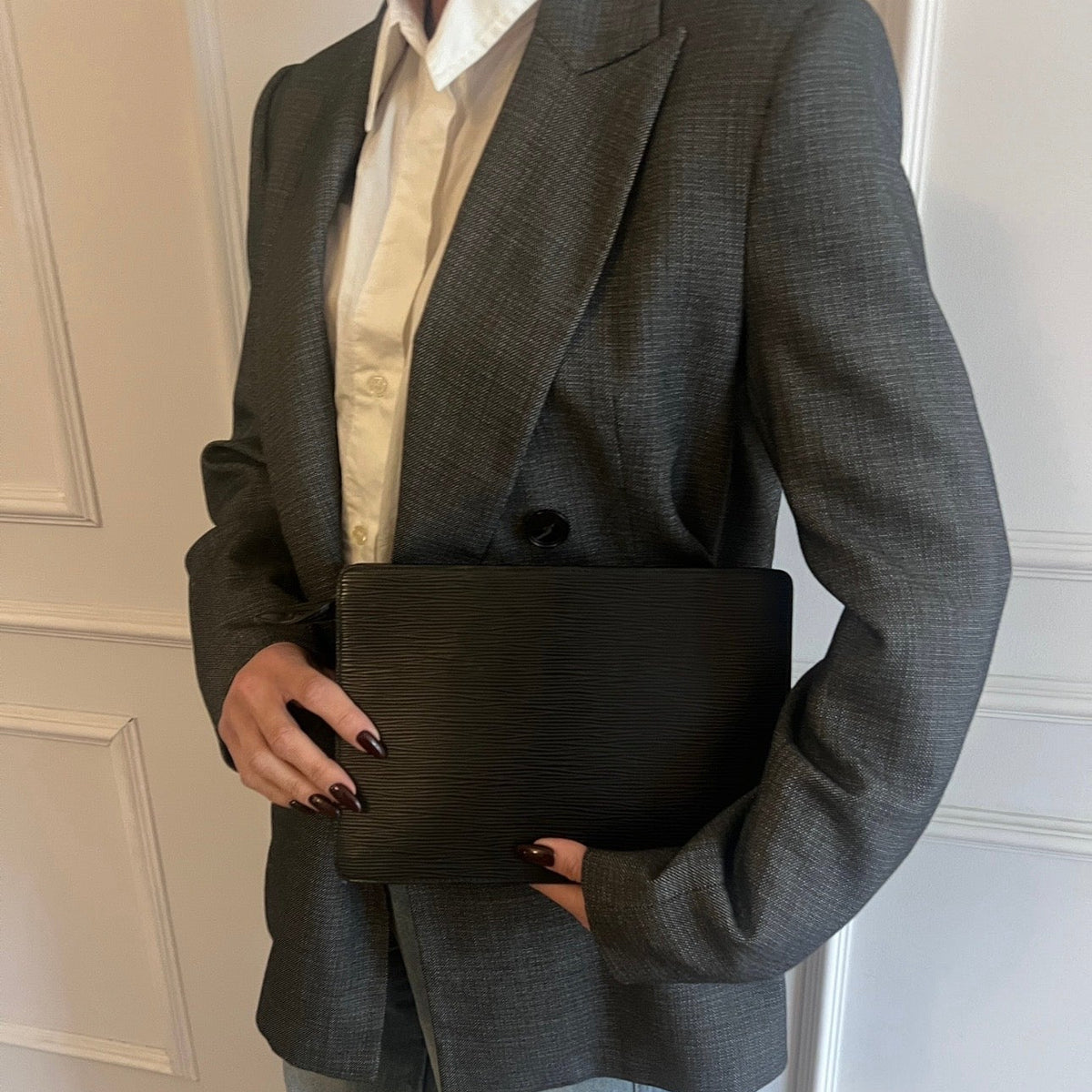 Louis Vuitton EPI Pochette Homme Clutch
