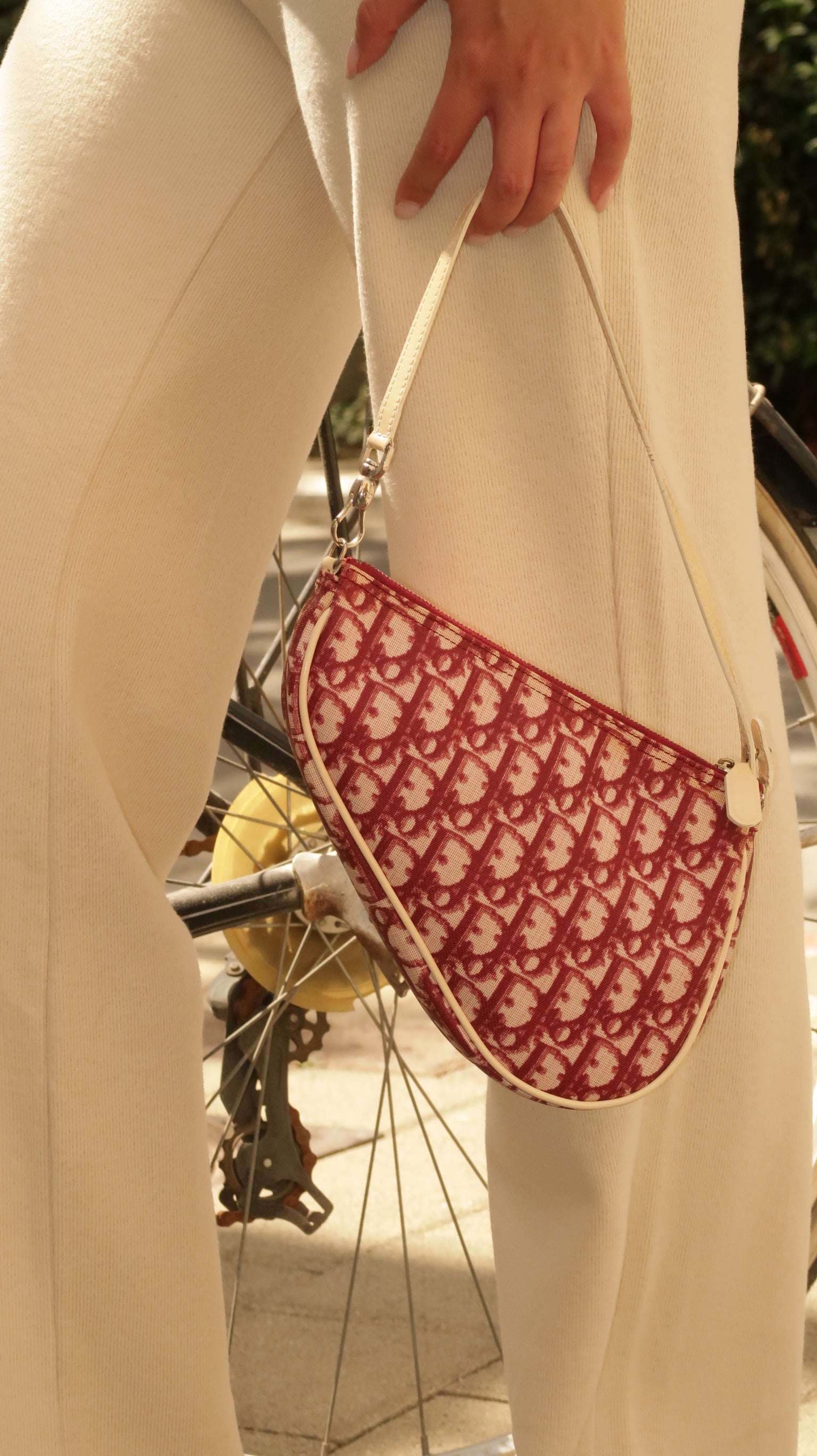 Dior Saddle Bag Burgundy 2
