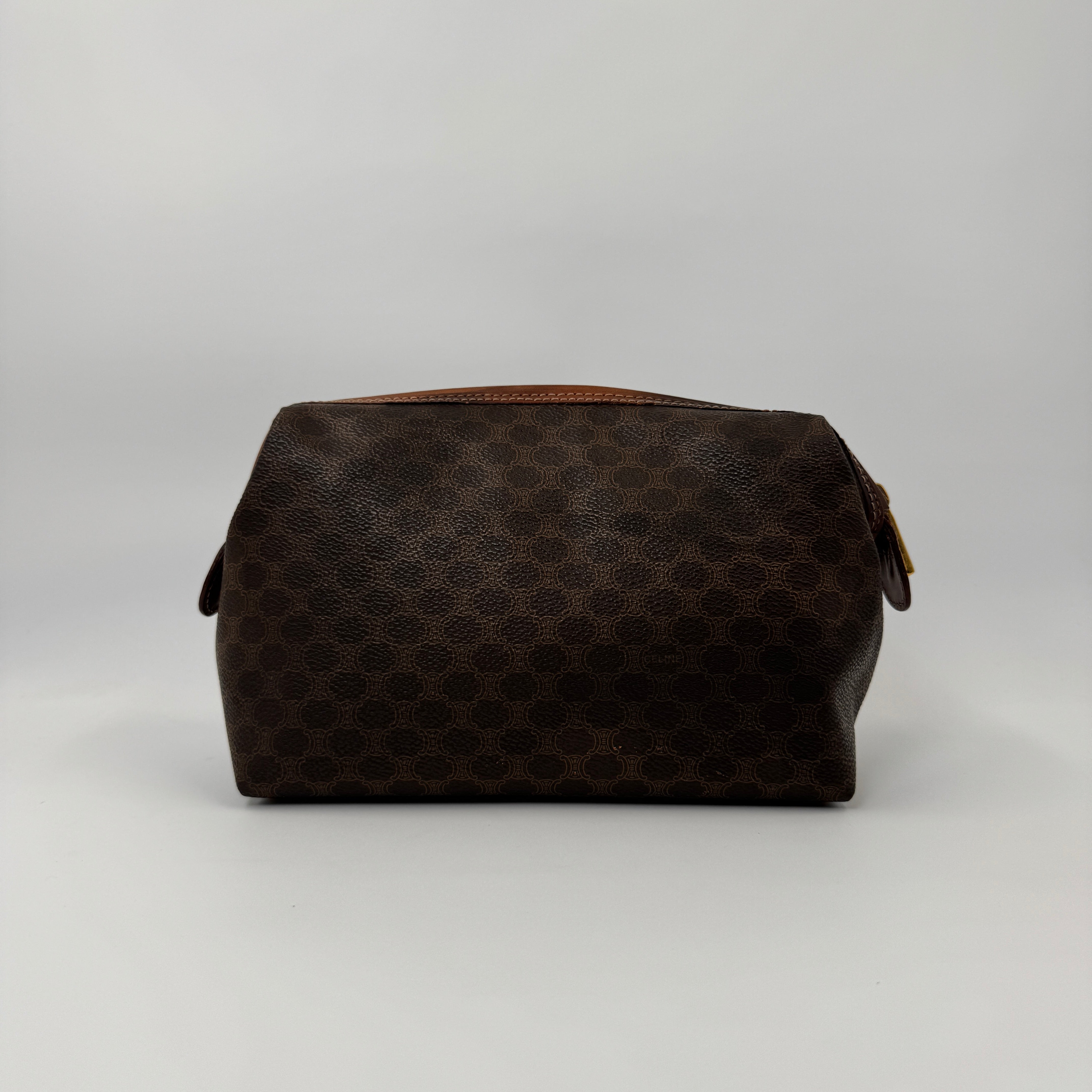 Céline Toiletry Pouch Brown