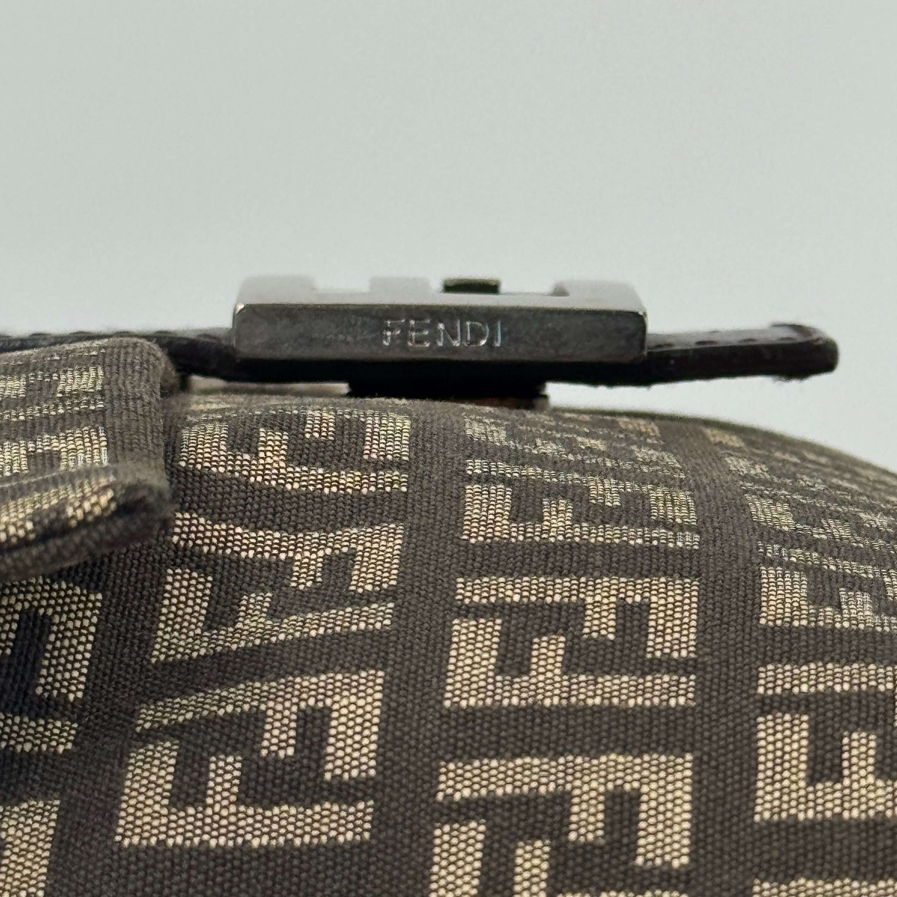 Fendi Zucchino Crossbody Brown