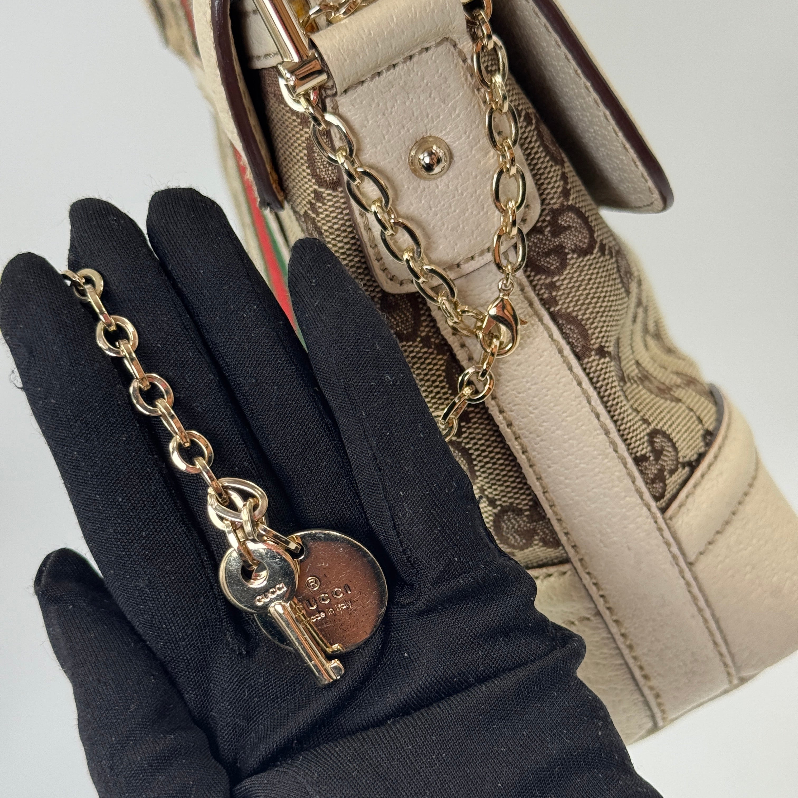Gucci GG Web Lock Handbag 14