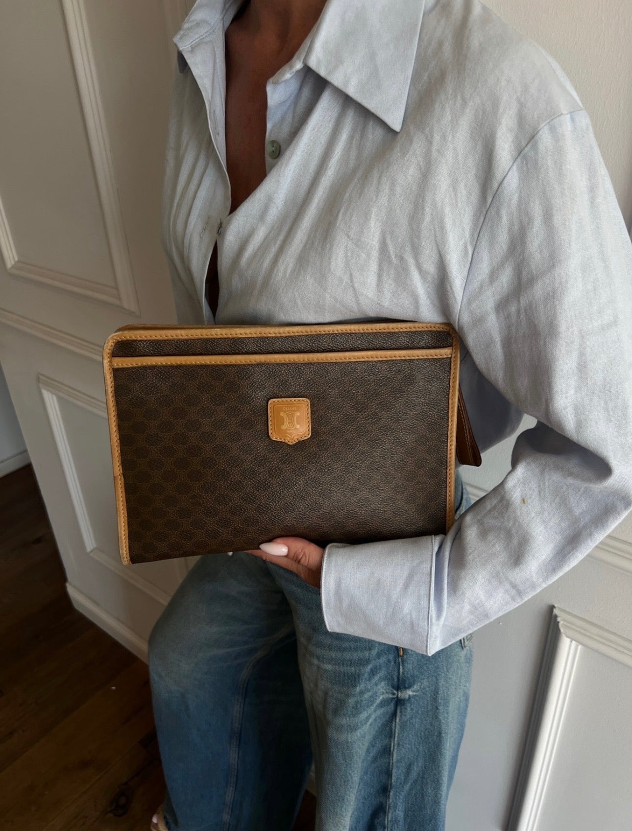 Céline Clutch 25 Brown