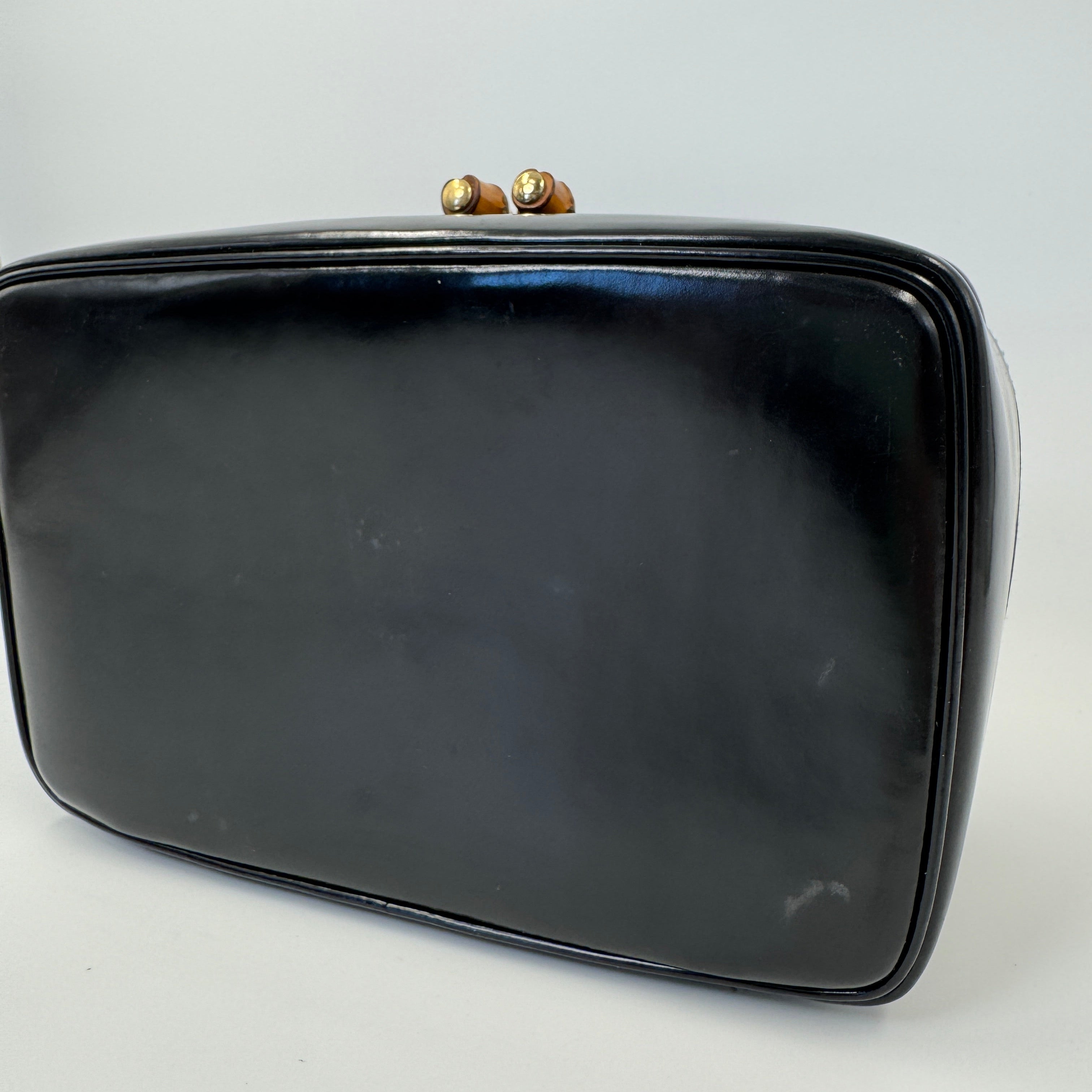 Gucci Bamboo Makeup Bag Black
