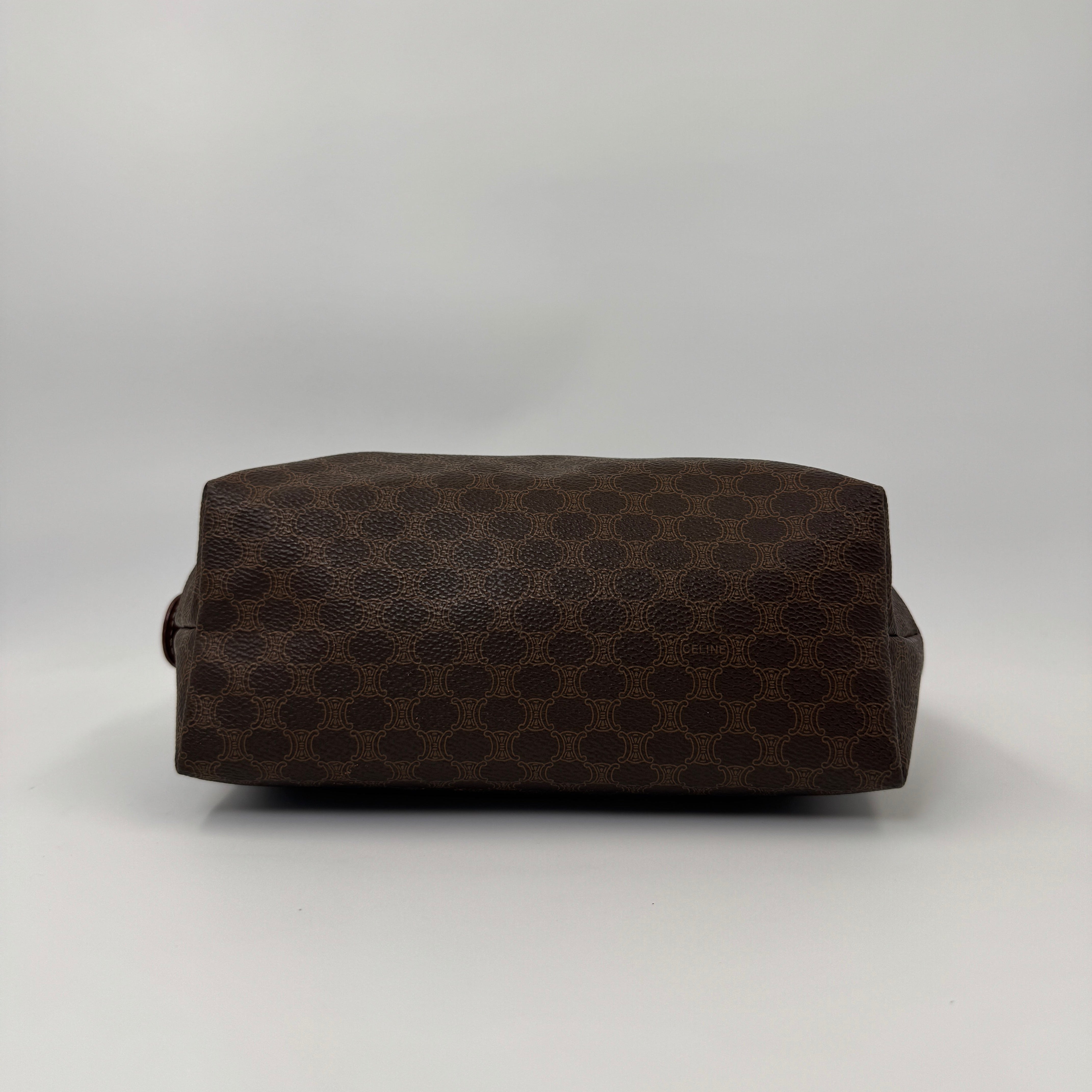 Céline Toiletry Pouch Brown