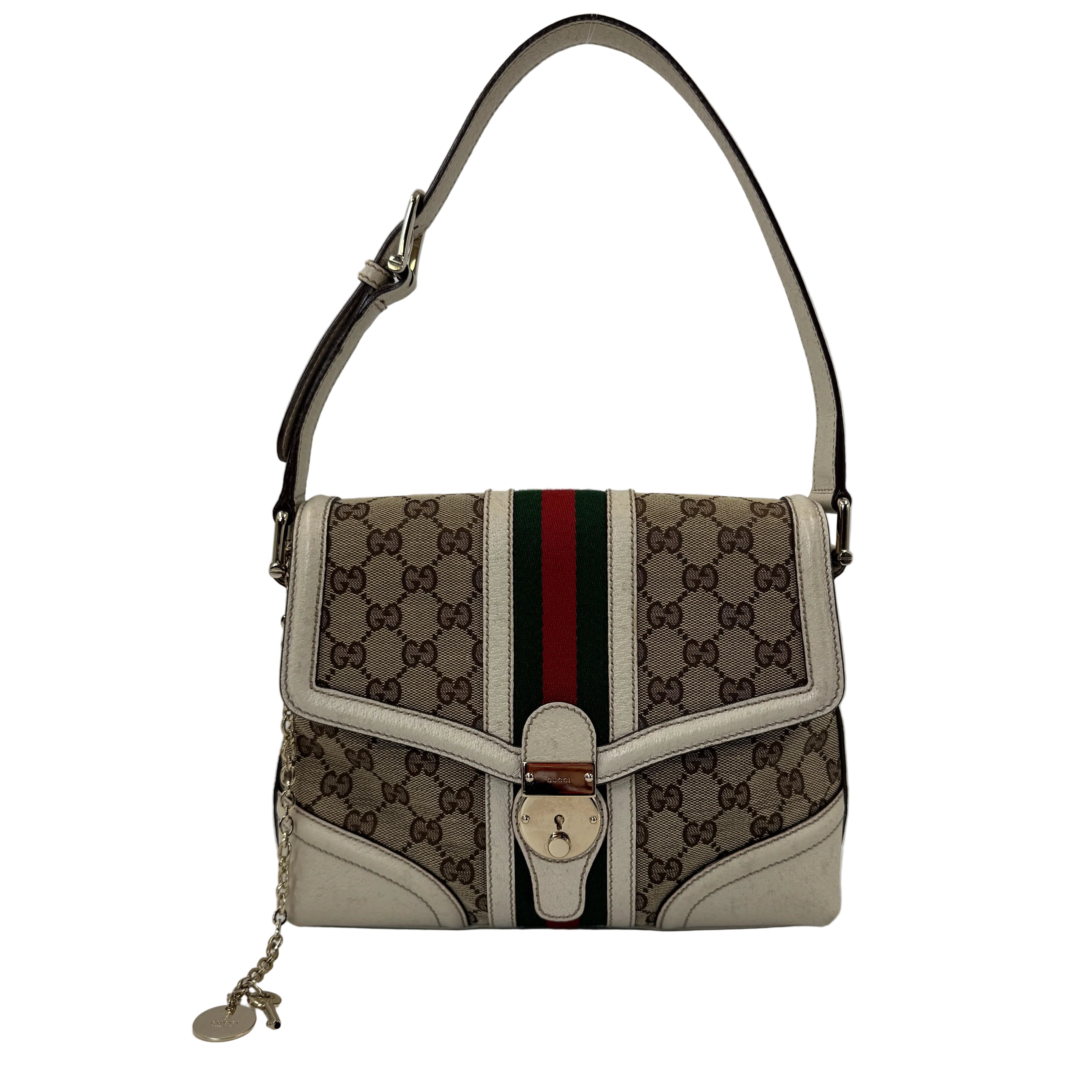 Gucci GG Web Lock Handbag 1